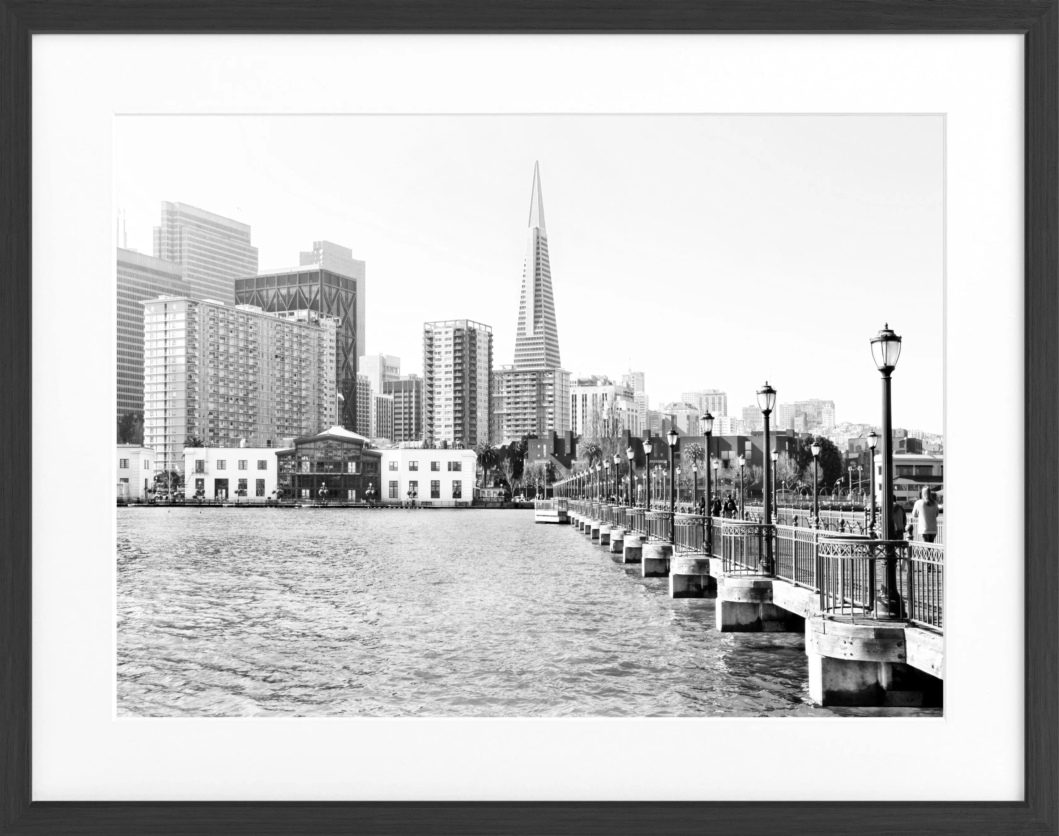 Poster mit Rahmen ’Skyline’ San Francisco SF32 - Wandbilder