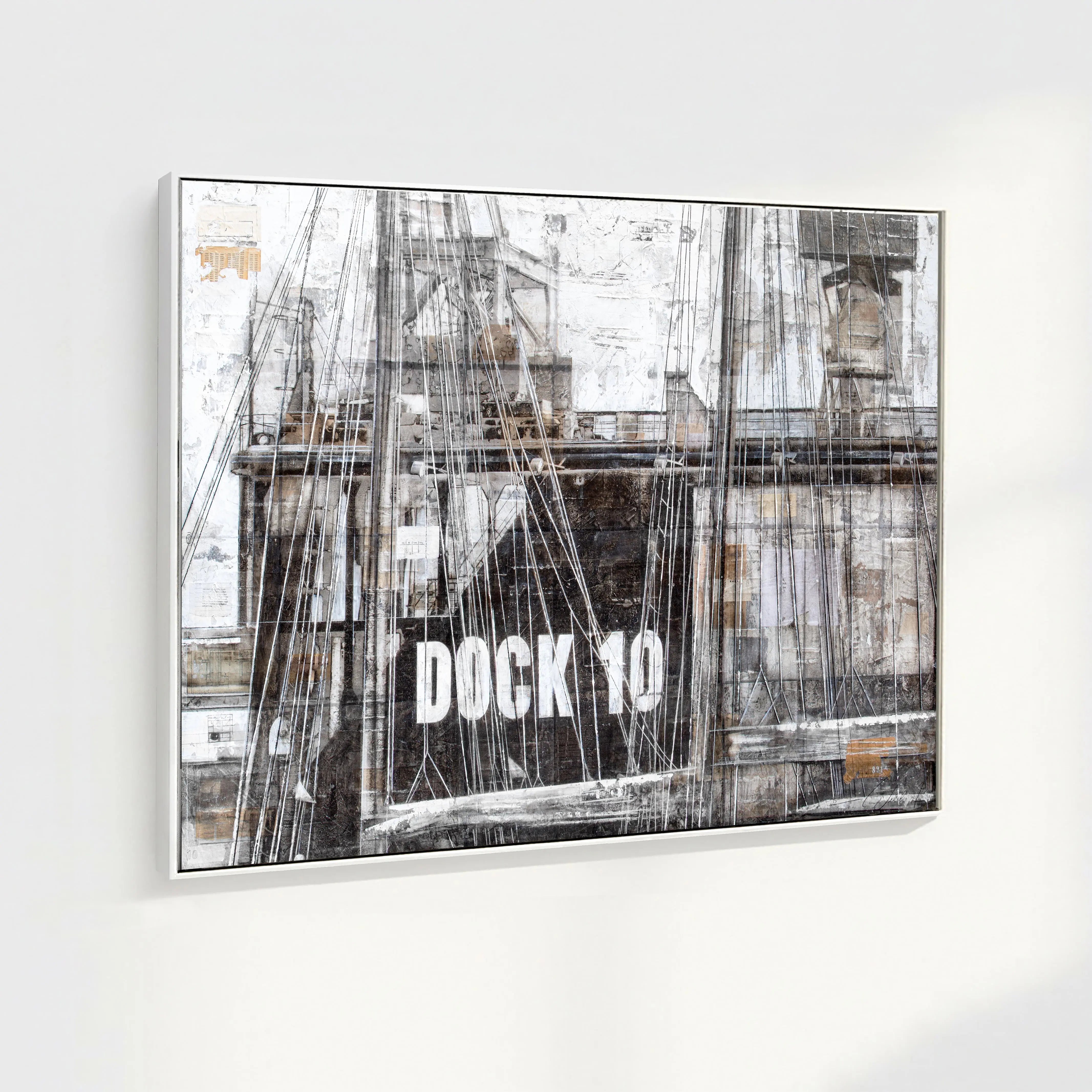 Wandbild GM85 Hamburg ’Dock 10’ - Druck auf Leinwand
