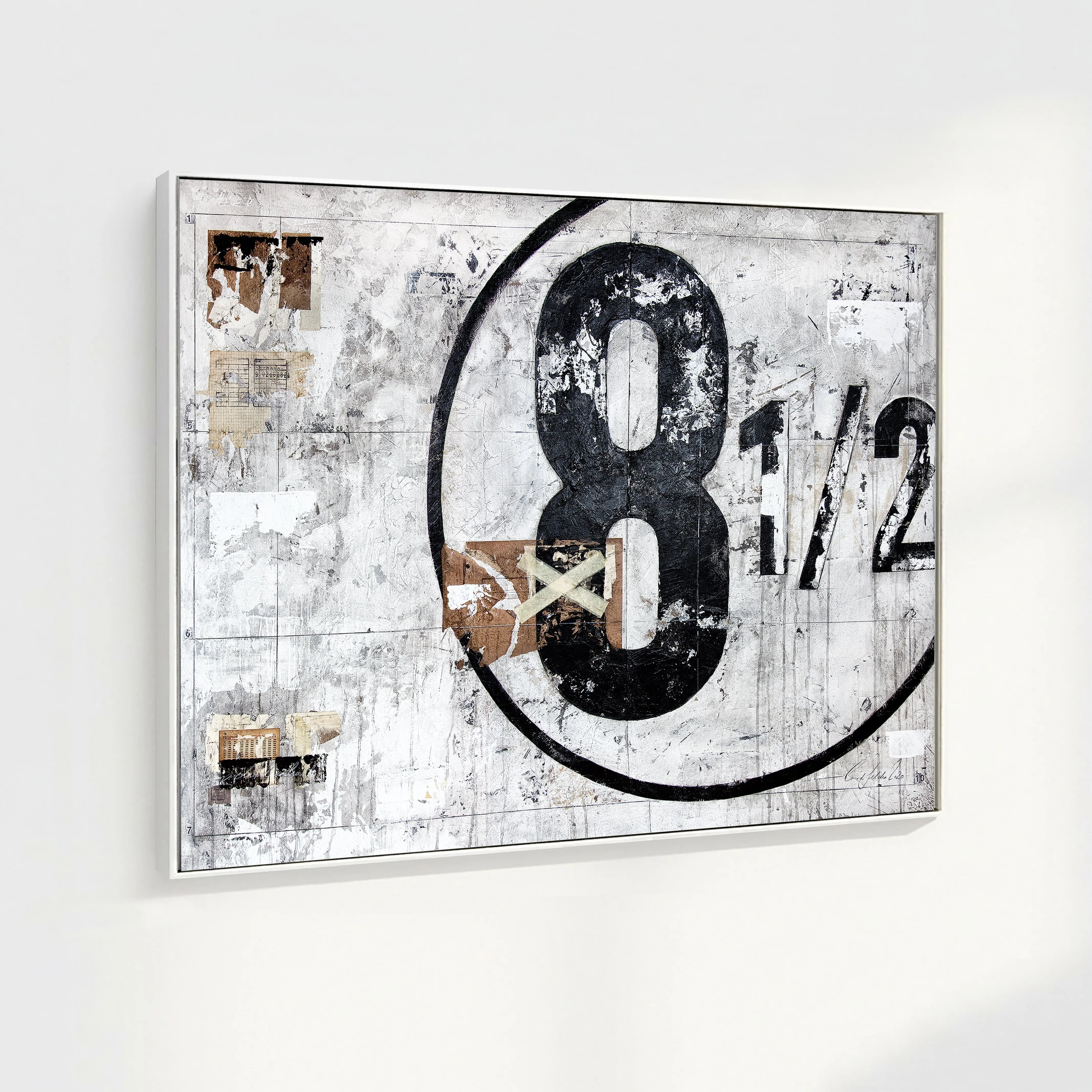 Wandbild GM01 ’Achteinhalb’ - Druck auf Leinwand