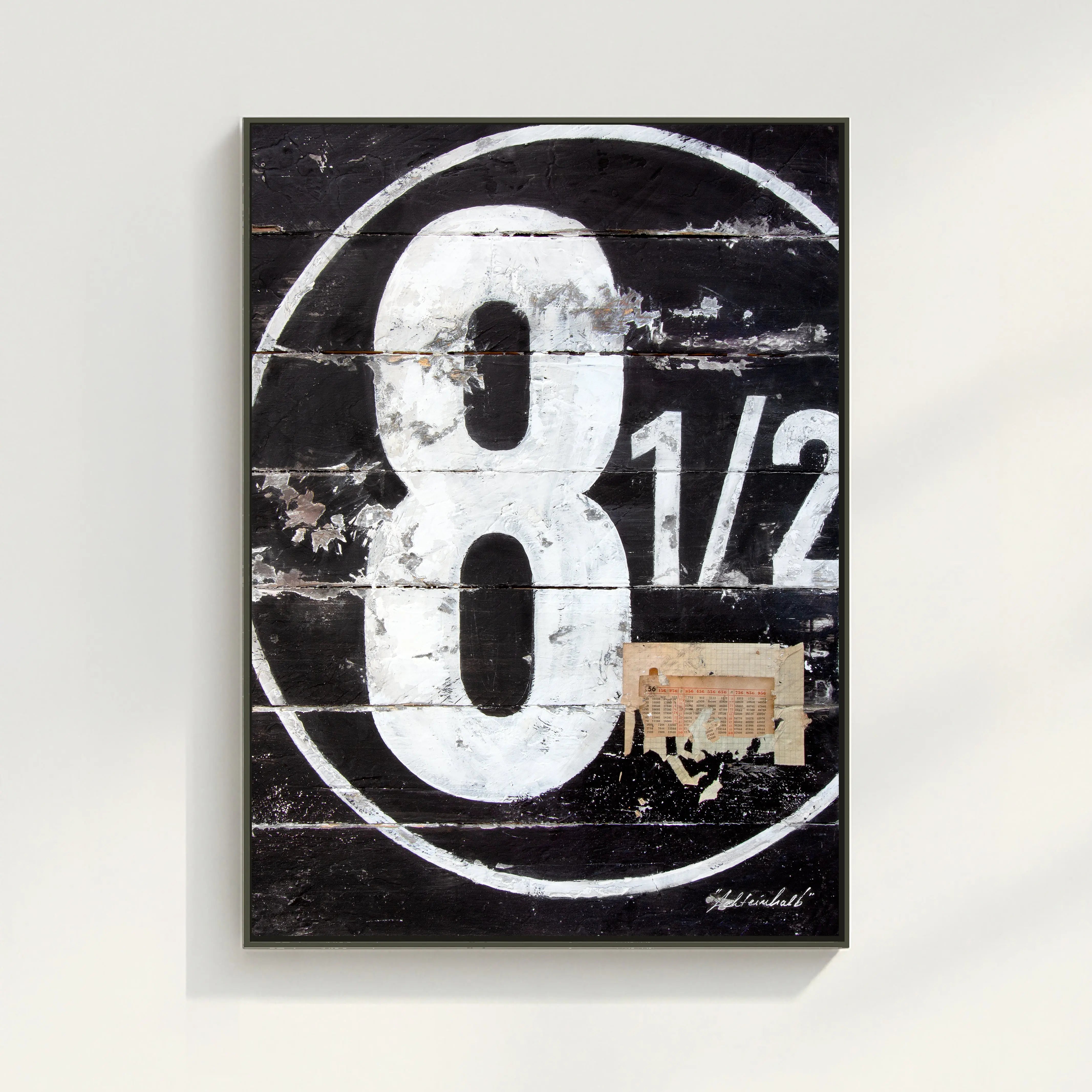 Wandbild Motiv GM15 ’acht’ - Druck auf Leinwand