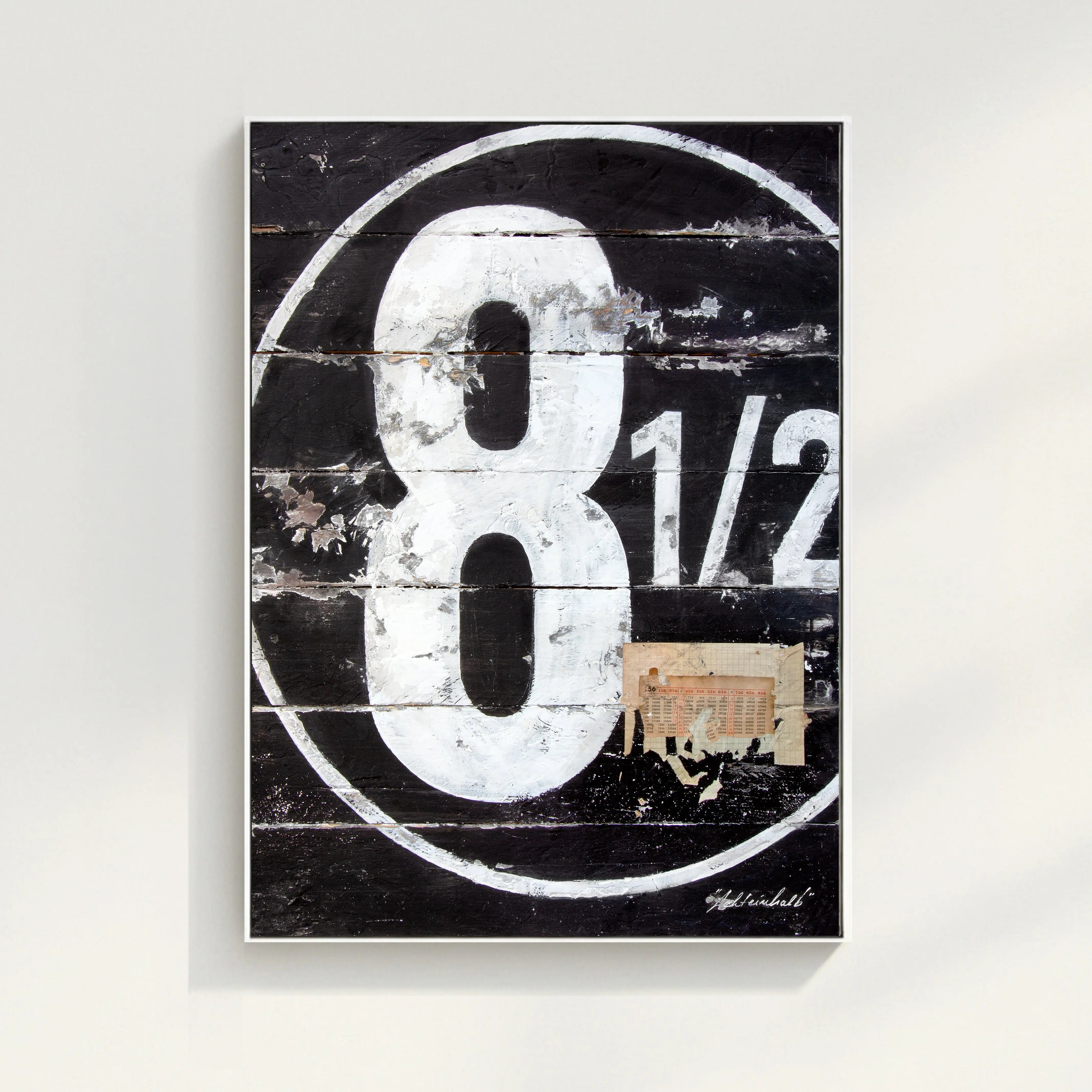 Wandbild Motiv GM15 ’acht’ - Druck auf Leinwand