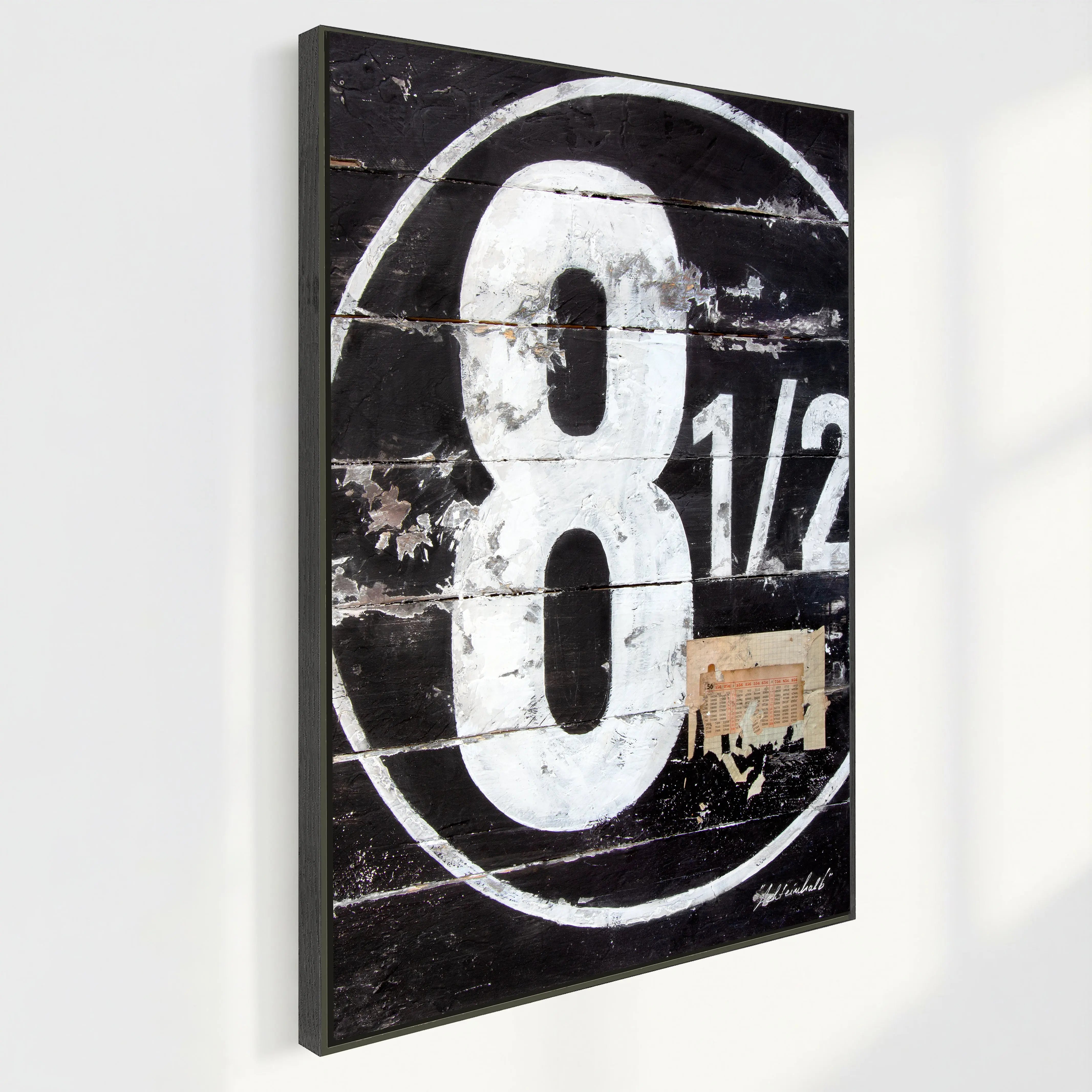 Wandbild Motiv GM15 ’acht’ - Druck auf Leinwand