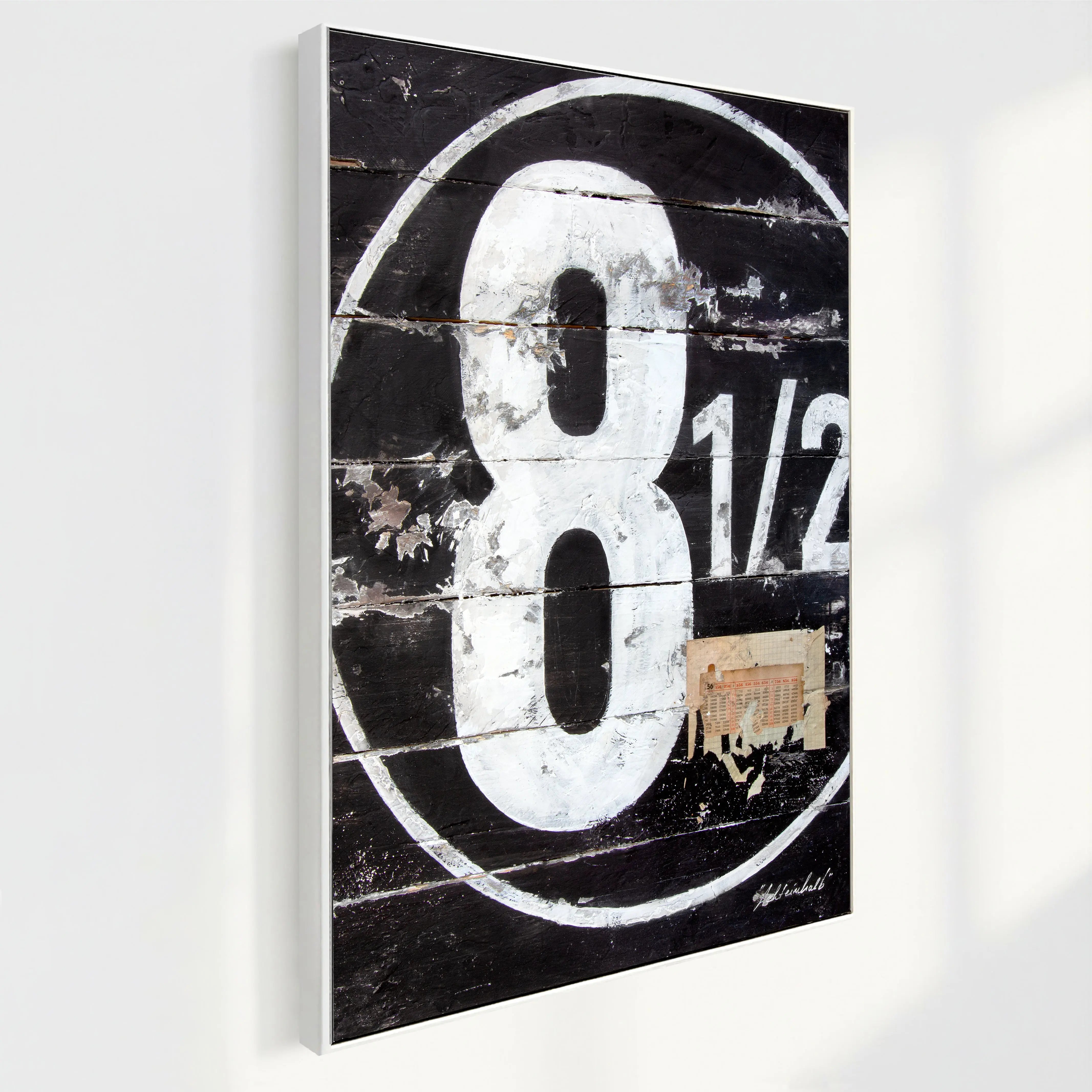 Wandbild Motiv GM15 ’acht’ - Druck auf Leinwand