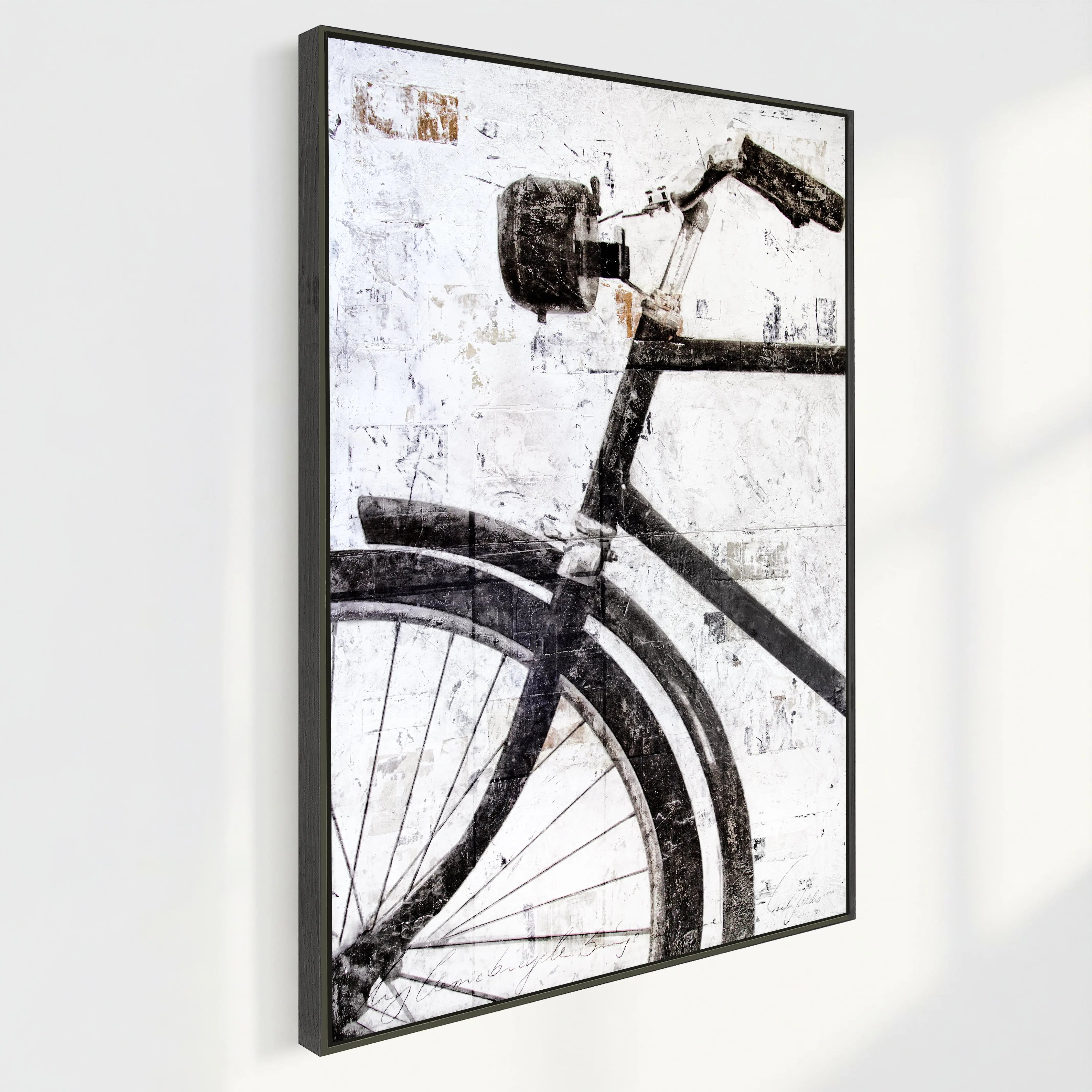 Wandbild GM16 ’Fahrrad’ - Druck auf Leinwand
