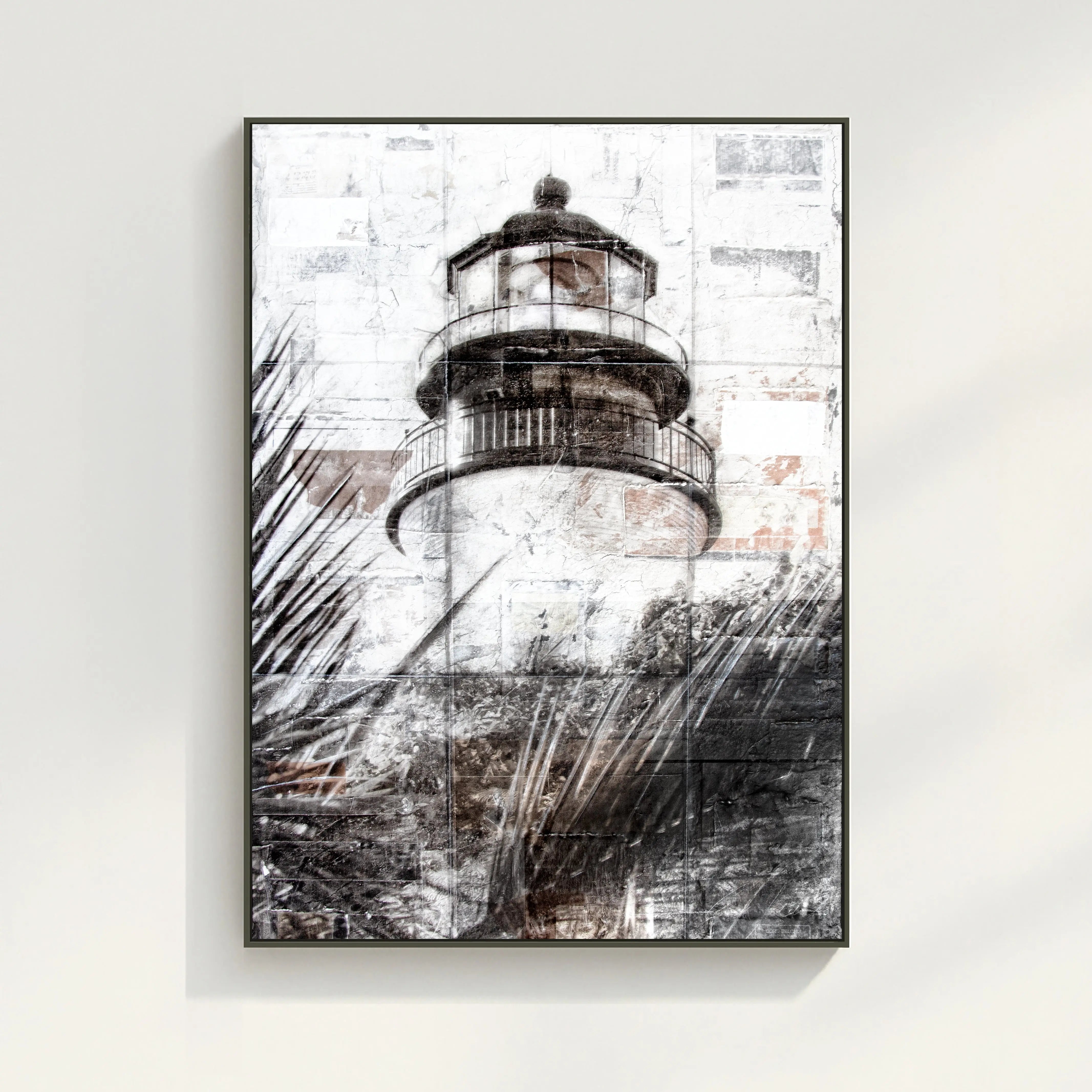 Wandbild GM75 Key West ’Lighthouse’ - Druck auf Leinwand