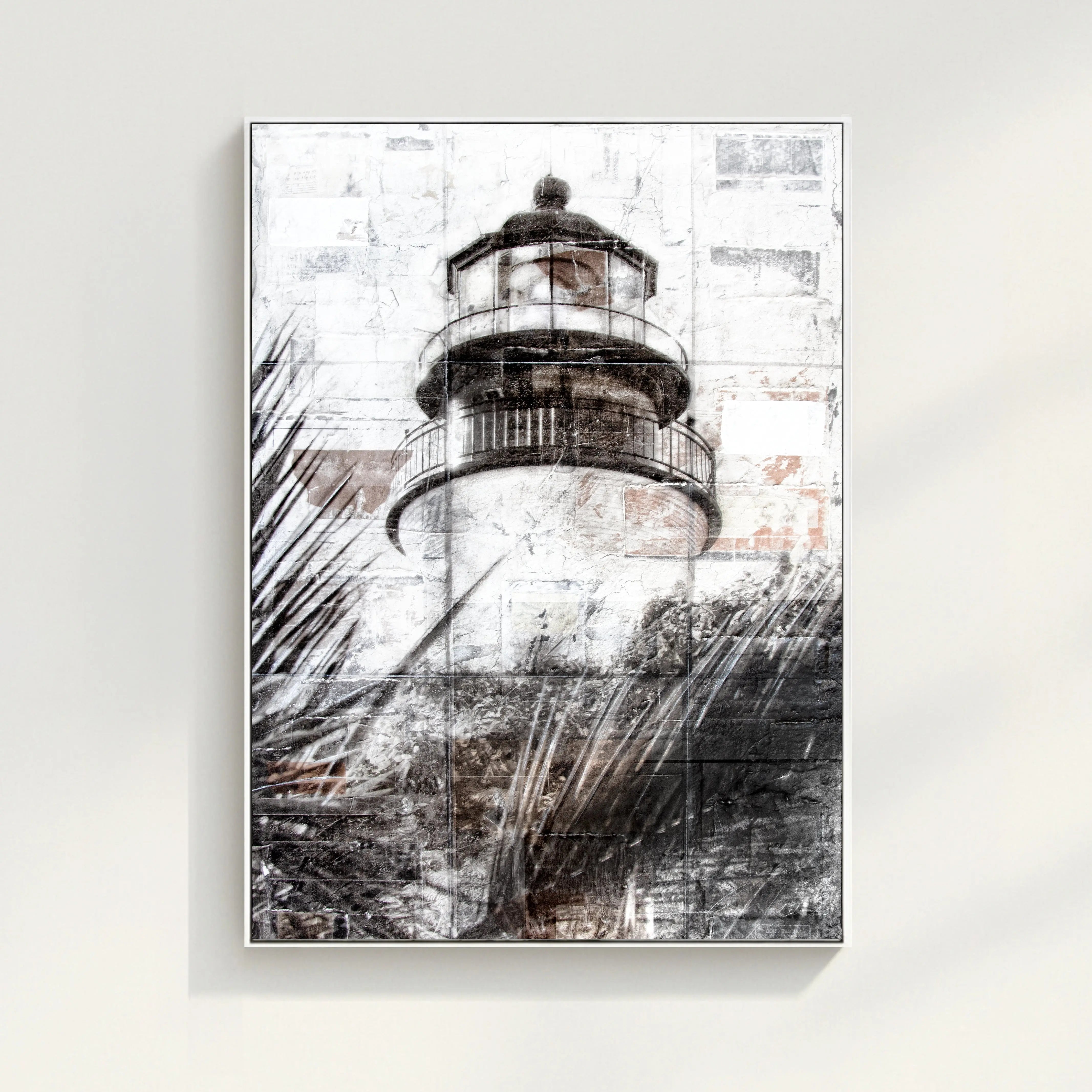 Wandbild GM75 Key West ’Lighthouse’ - Druck auf Leinwand