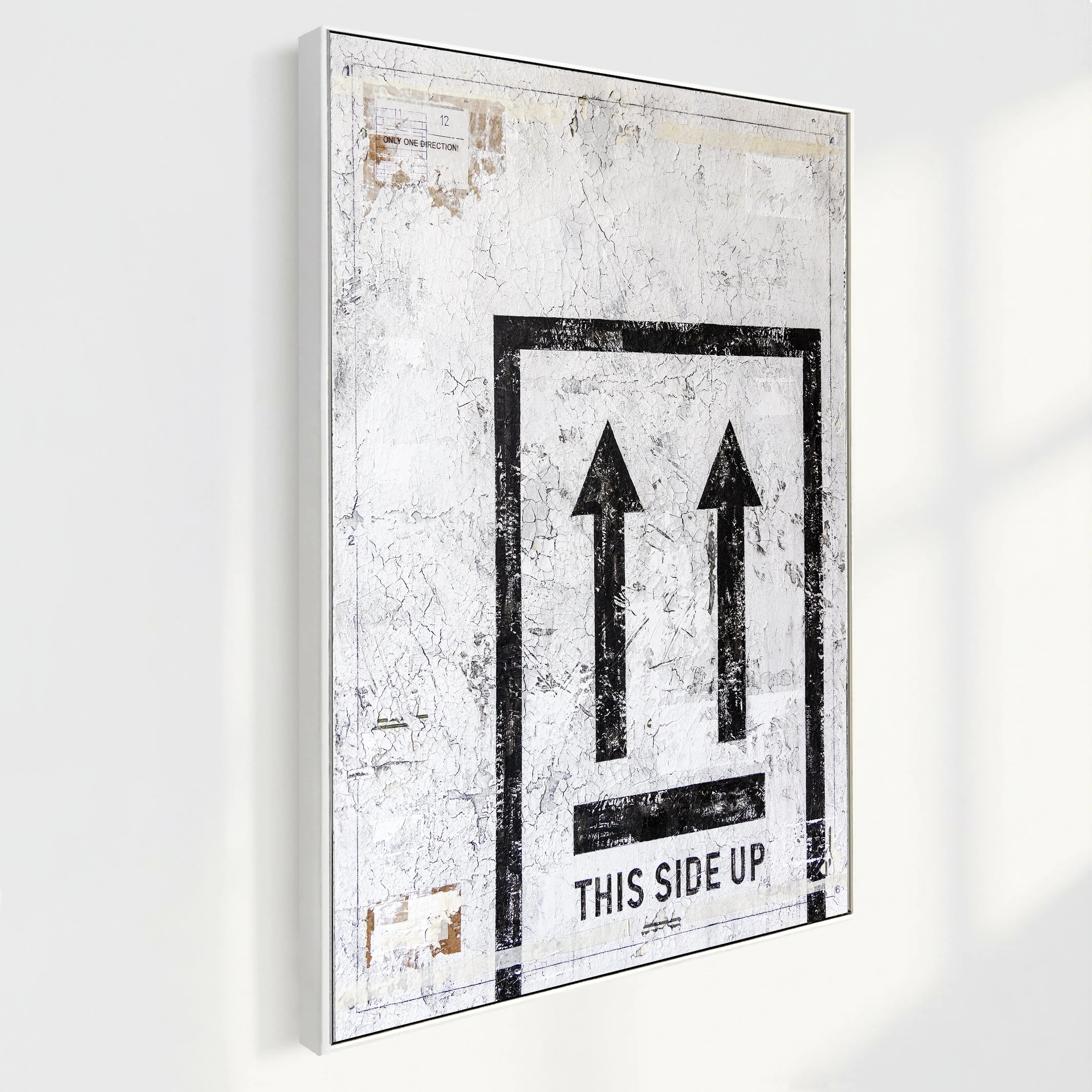 Wandbild GM90 Abstrakt ’This Side Up’ - Druck auf Leinwand