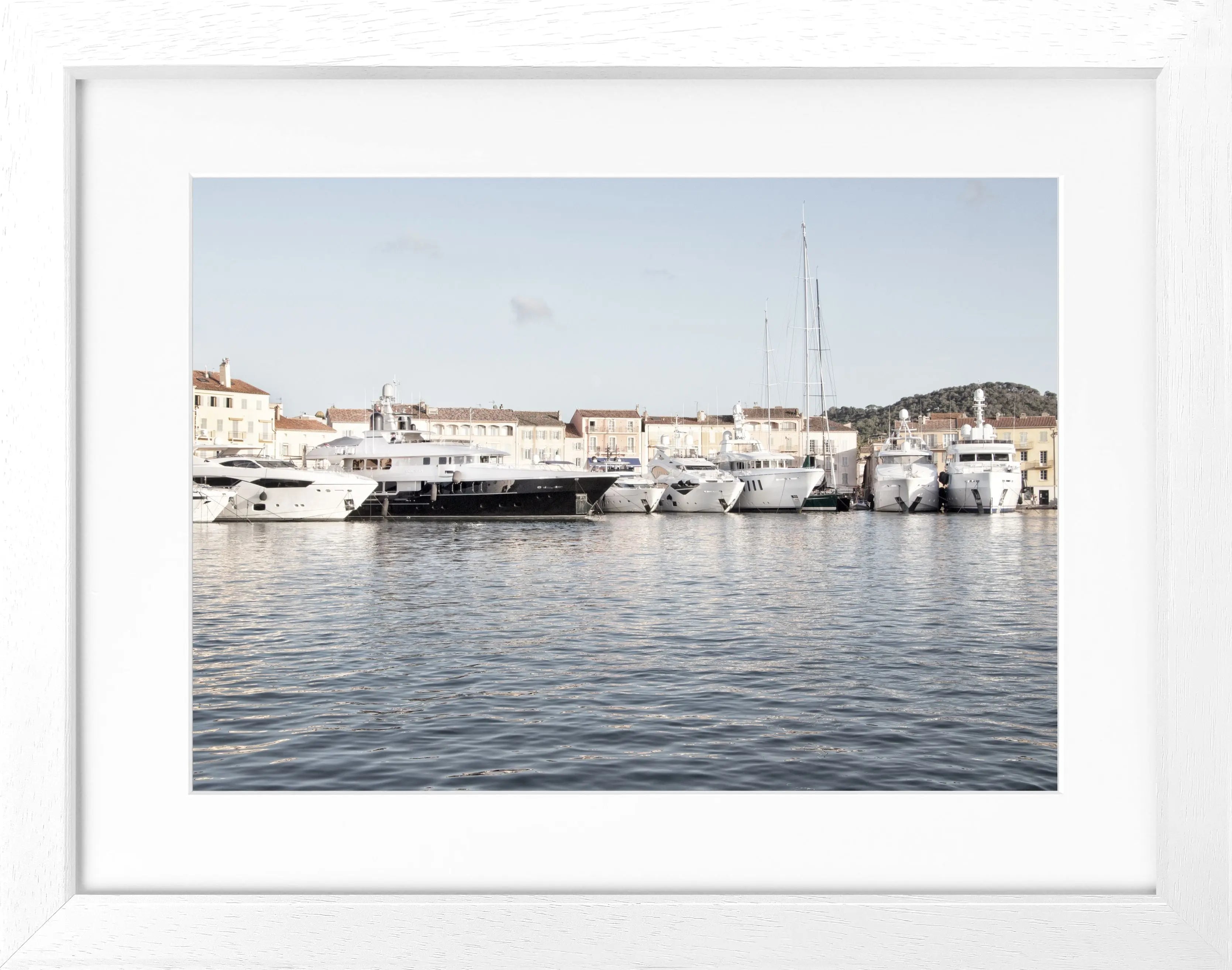 Poster mit Rahmen Saint Tropez ’Hafen’ ST07 - Wandbilder