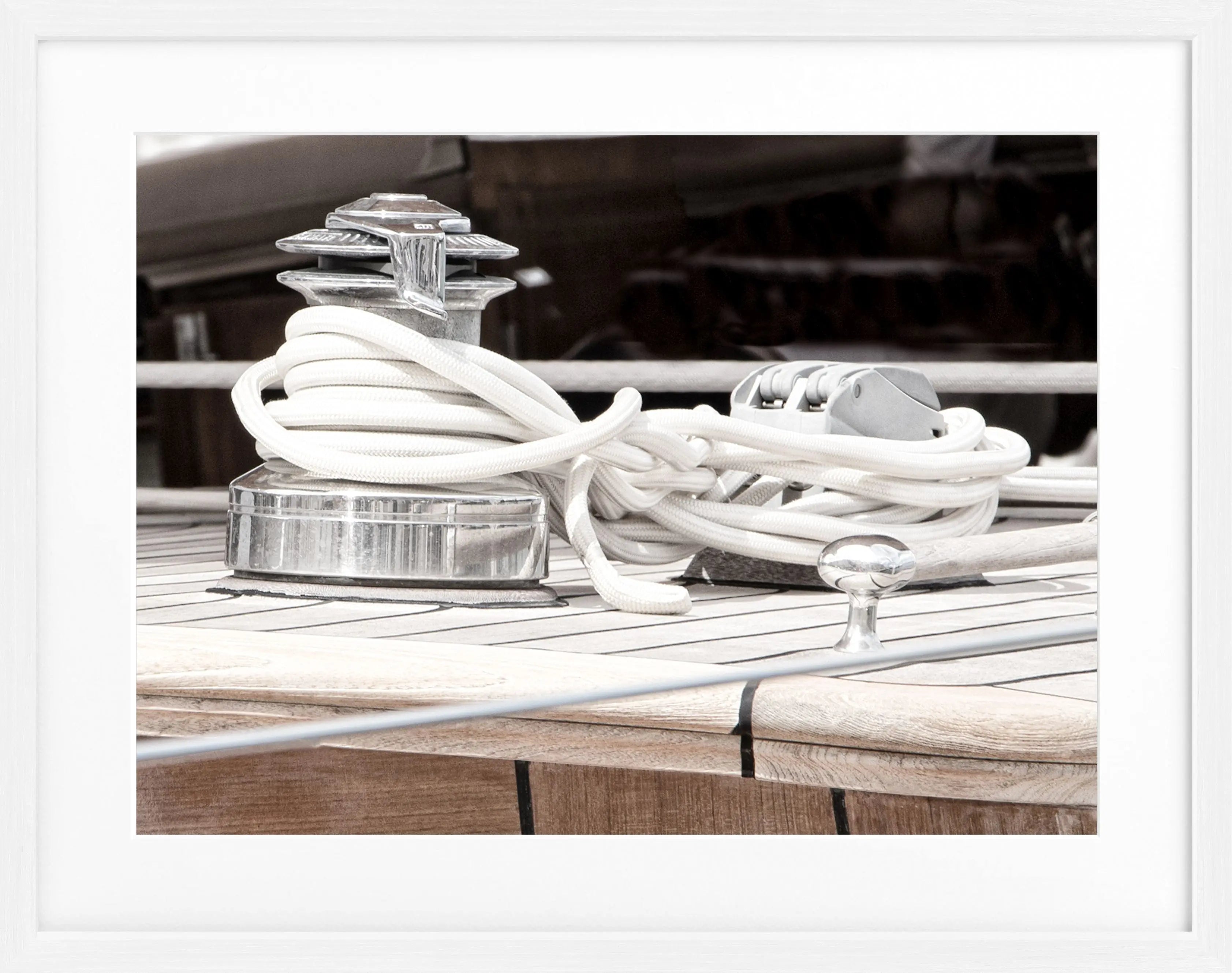 Poster mit Rahmen ’Sailing’ Saint Tropez ST11 - Wandbilder