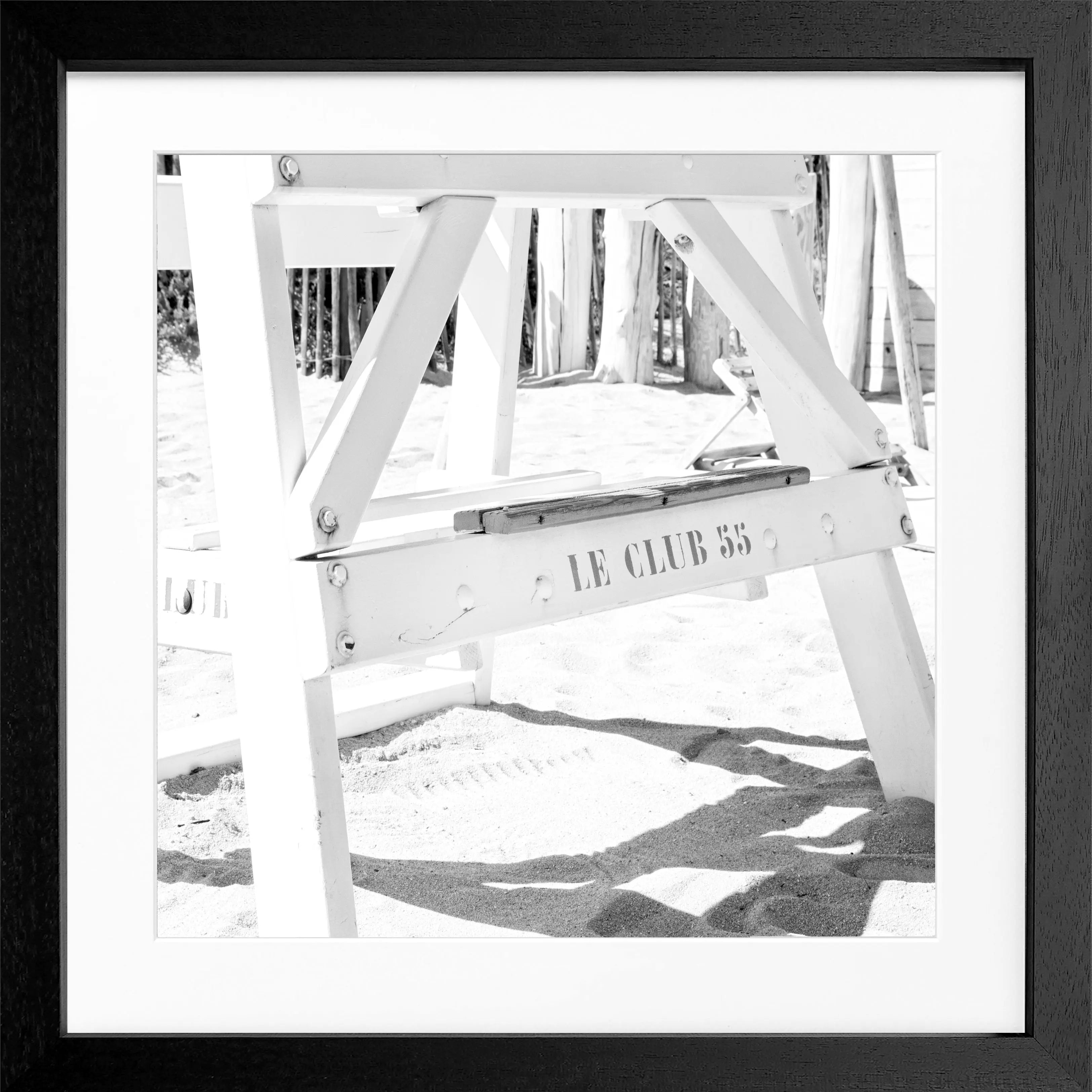 Poster mit Rahmen ’Le Club 55’ Saint Tropez ST31Q