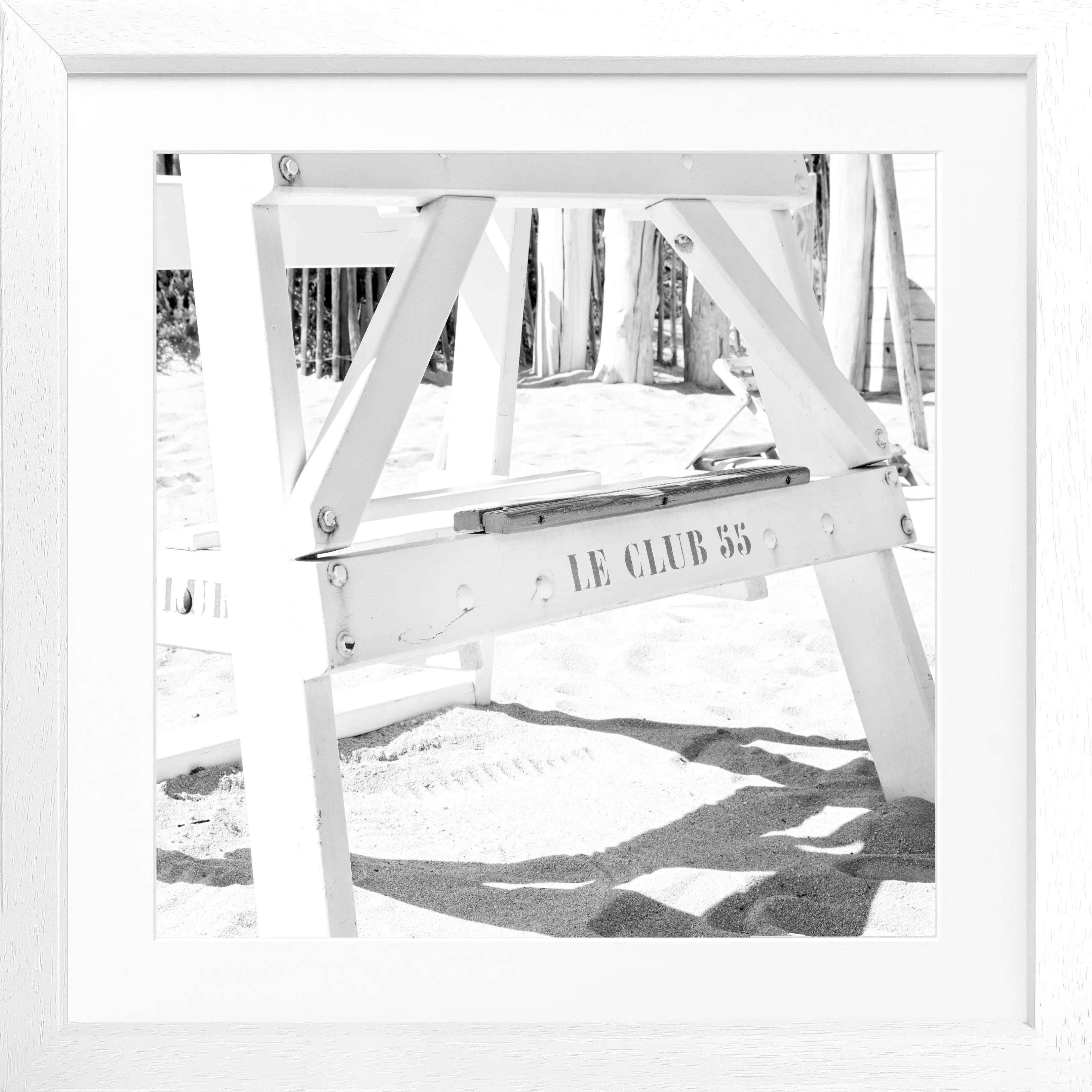 Poster mit Rahmen ’Le Club 55’ Saint Tropez ST31Q