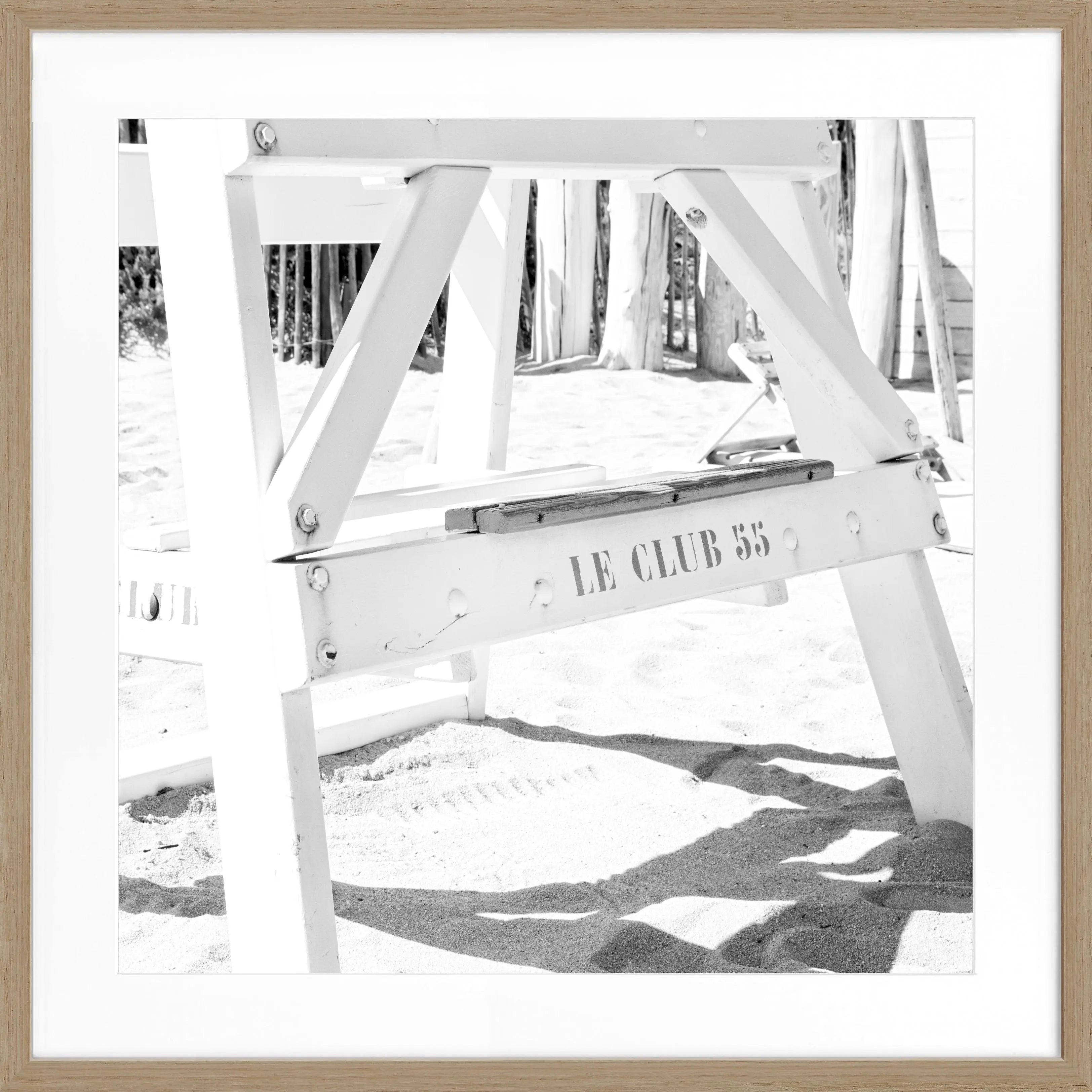 Poster mit Rahmen ’Le Club 55’ Saint Tropez ST31Q