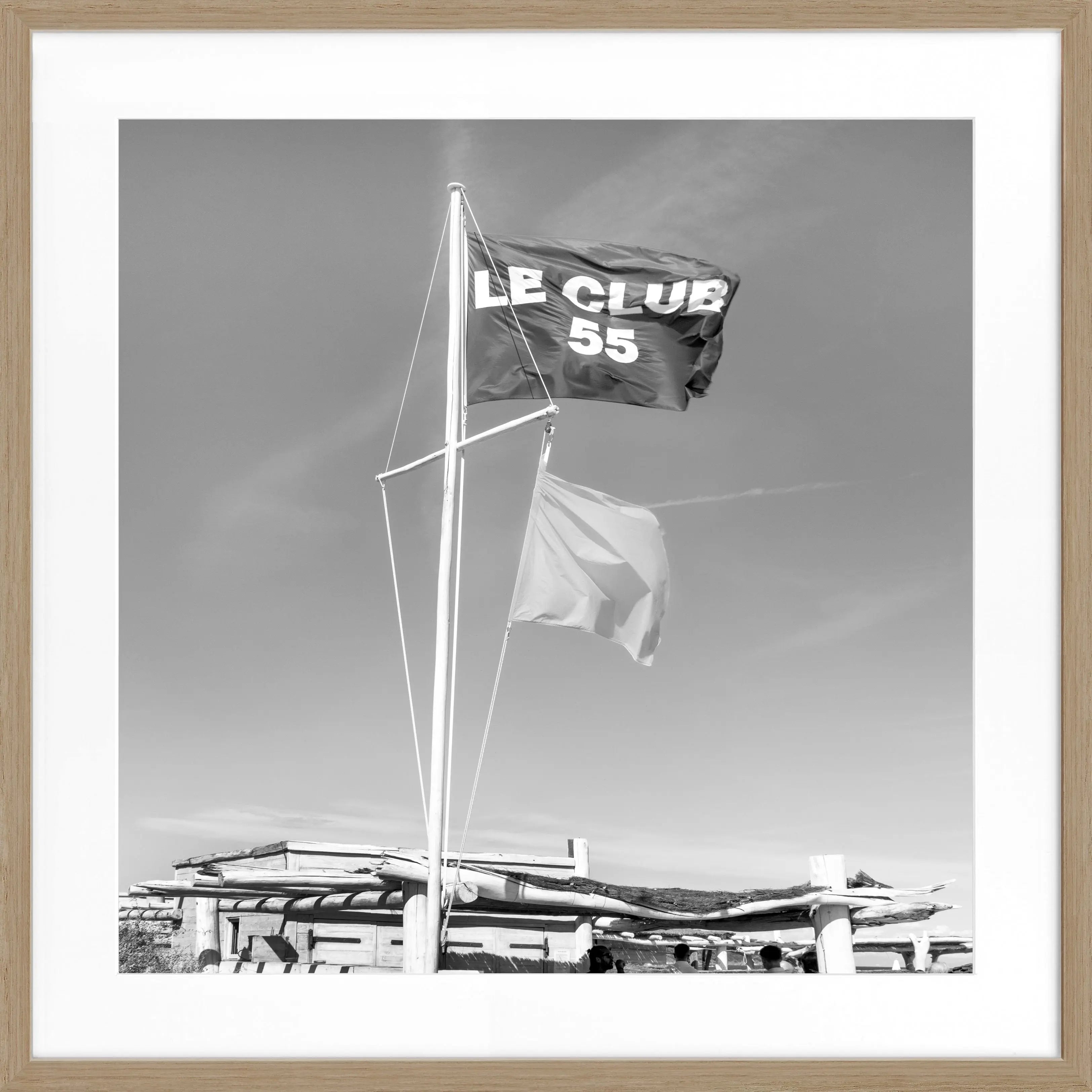 Poster mit Rahmen ’Le Club 55’ Saint Tropez ST32Q