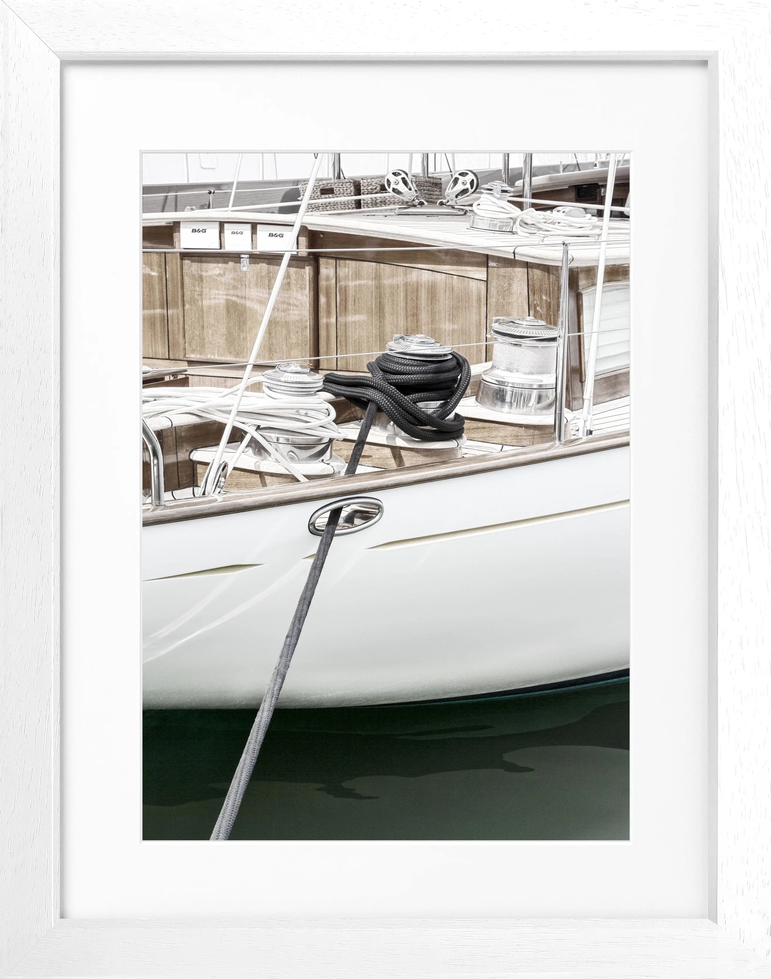 Poster mit Rahmen ’Segelboot’ Saint Tropez ST33 - Wandbilder