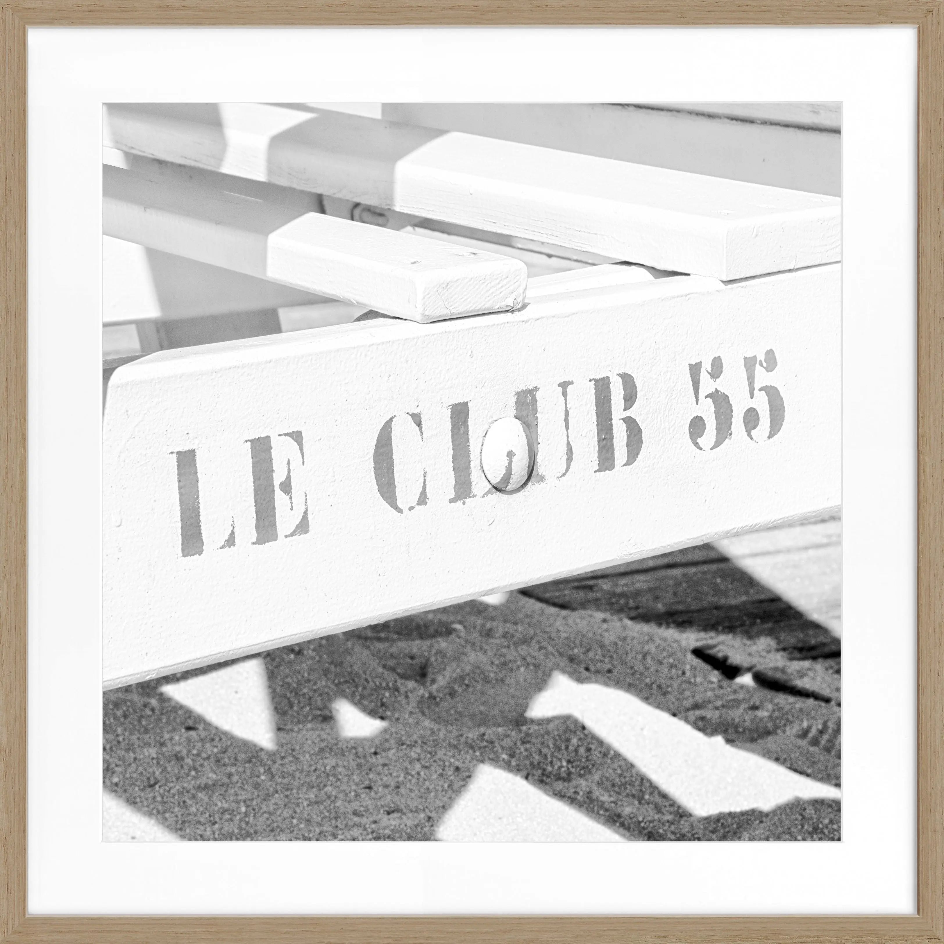 Poster mit Rahmen ’Le Club 55’ Saint Tropez ST41Q
