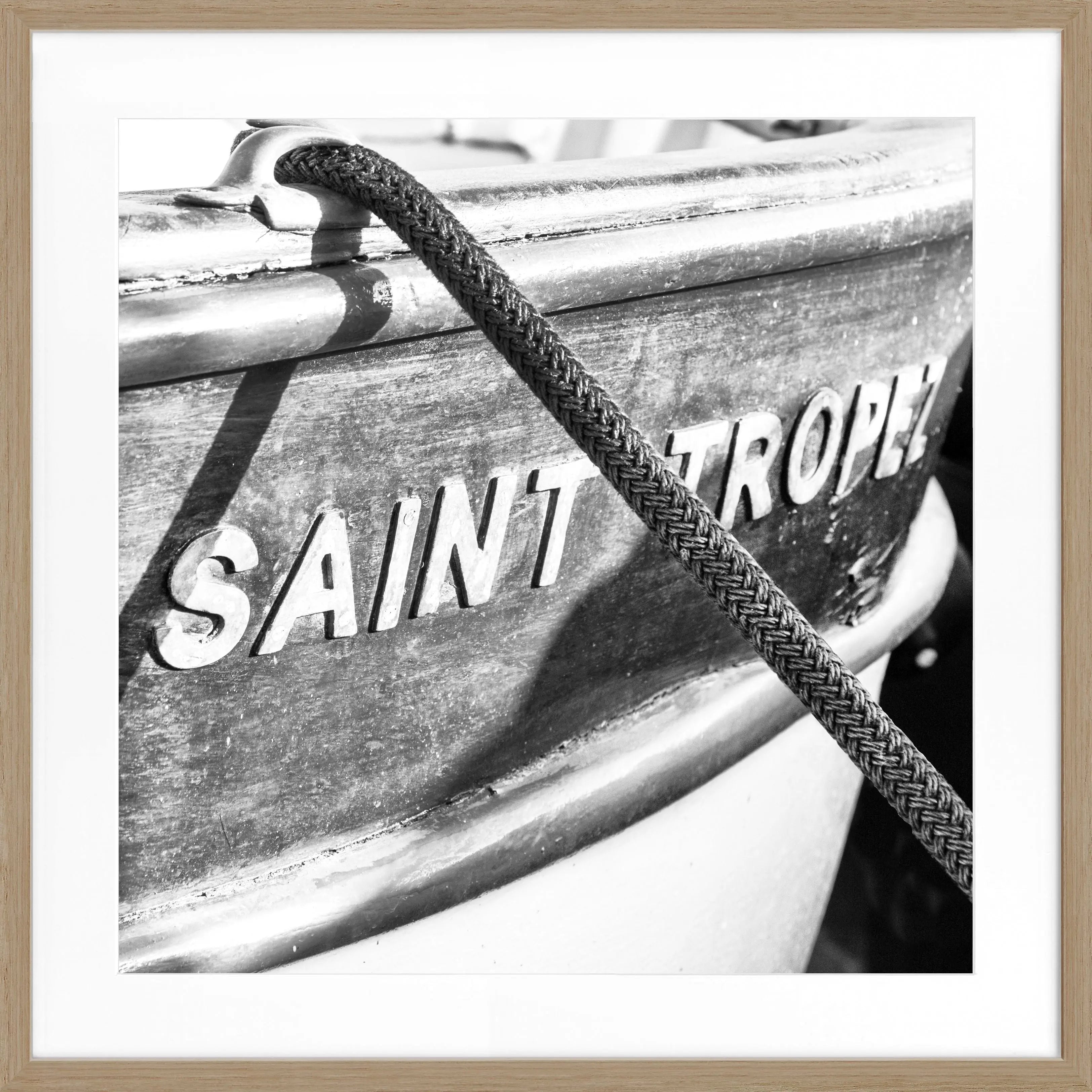 Poster mit Rahmen ’Boot’ Saint Tropez ST06Q - Wandbilder