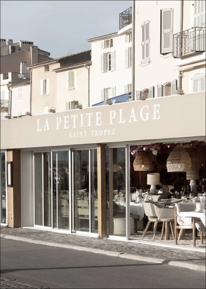Poster / Druck ’La Petite Plage’ Saint Tropez ST14