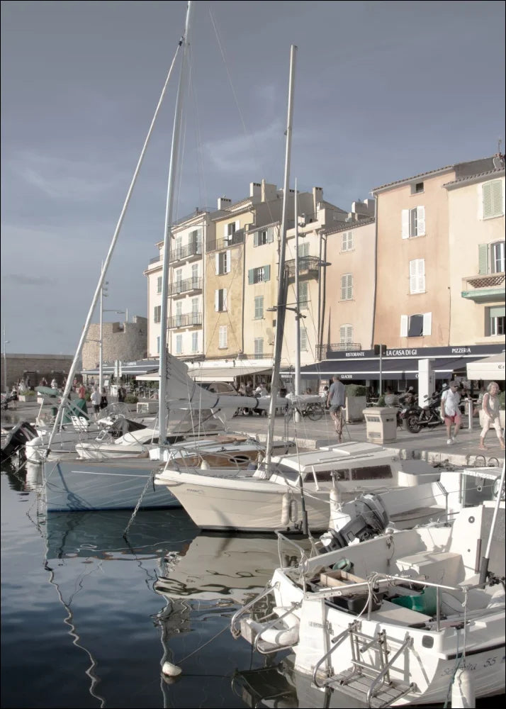 Plakat / Tryk 'Havn' Saint Tropez ST15