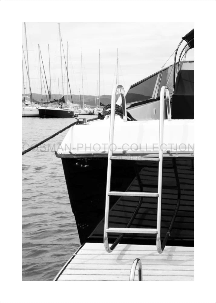 Plakat / Tryk 'Yacht' Saint Tropez ST30