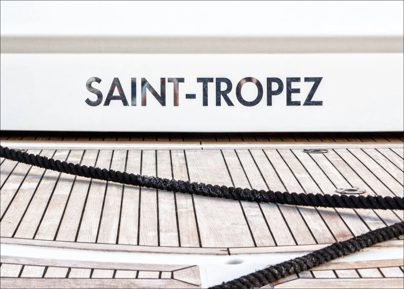 Poster / Druck ’Boot’ Saint Tropez ST09 - Wandbilder