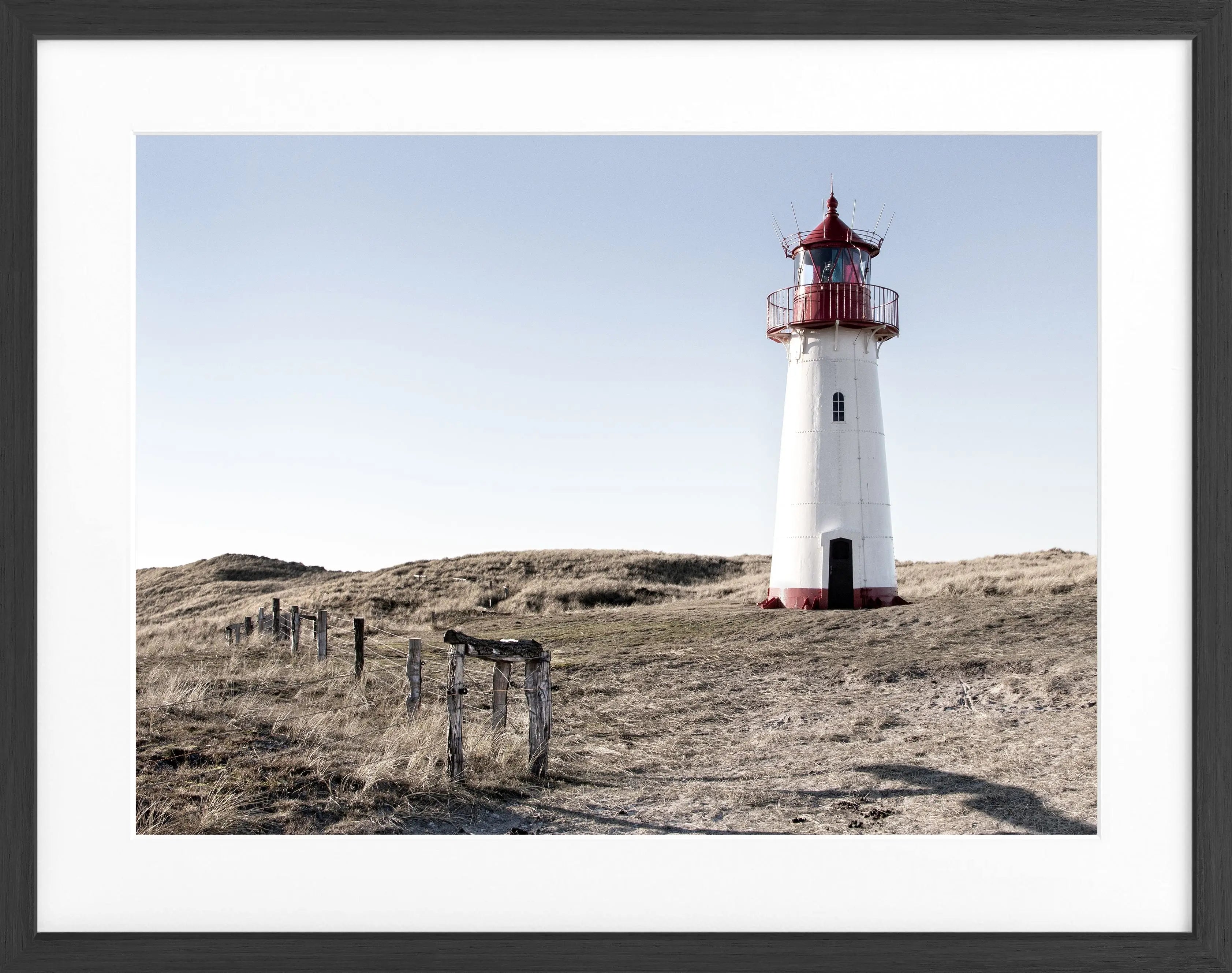 Poster mit Rahmen Sylt ’Leuchtturm List’ SY74 - Wandbilder