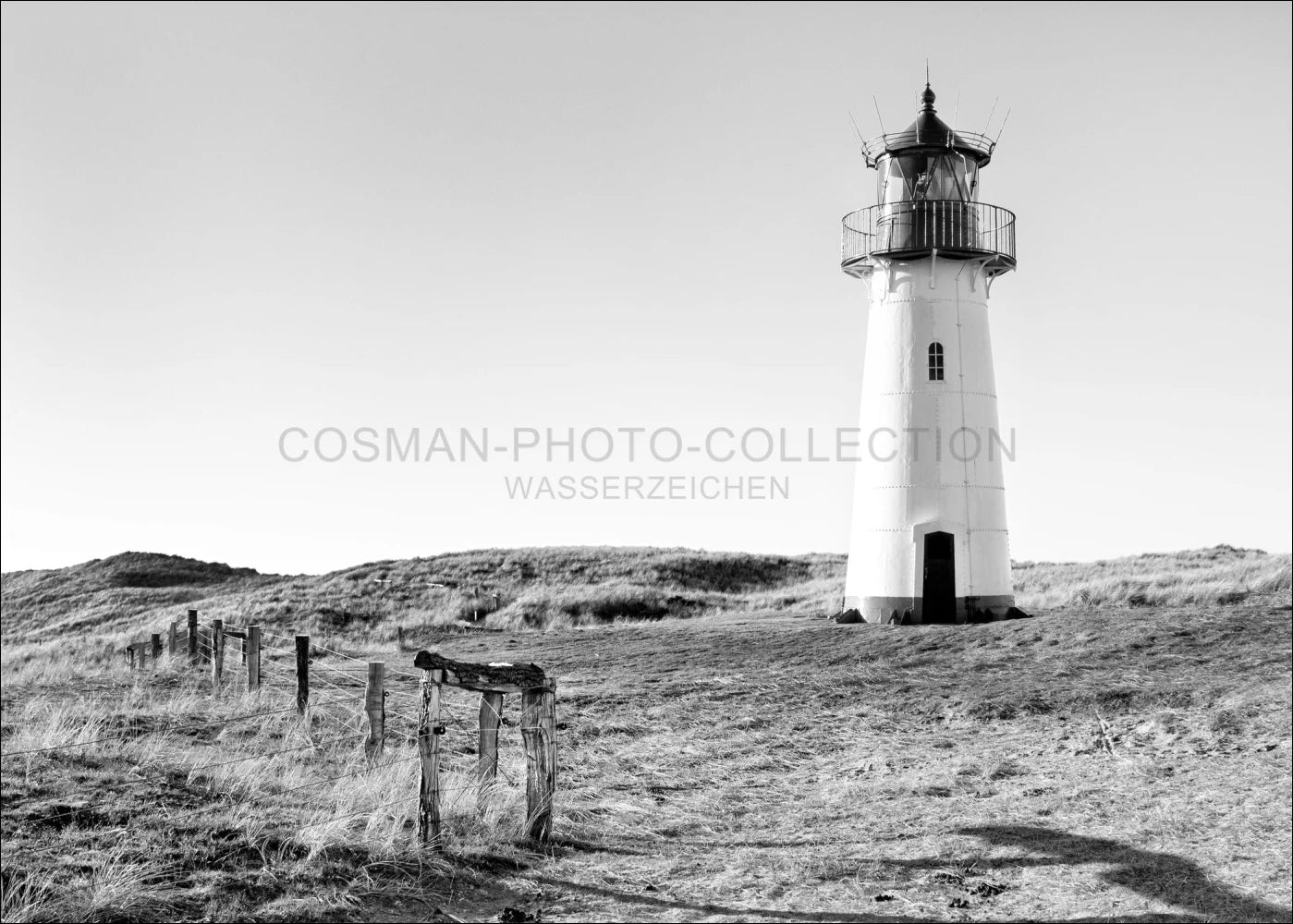 Poster / Print Sylt 'Vuurtorenlijst' SY74