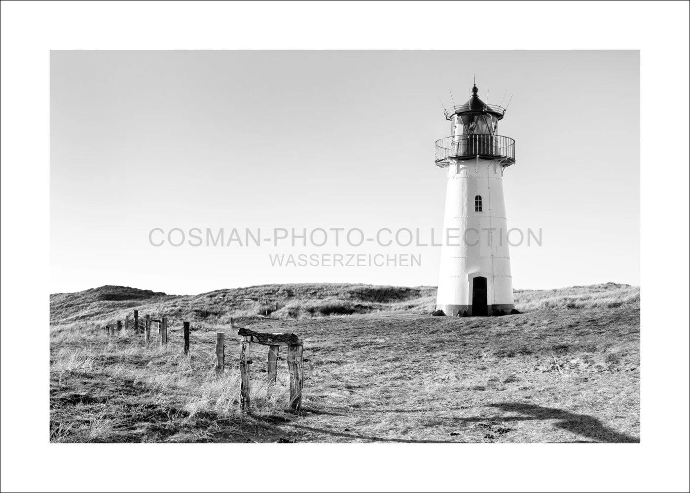 Poster / Print Sylt 'Vuurtorenlijst' SY74