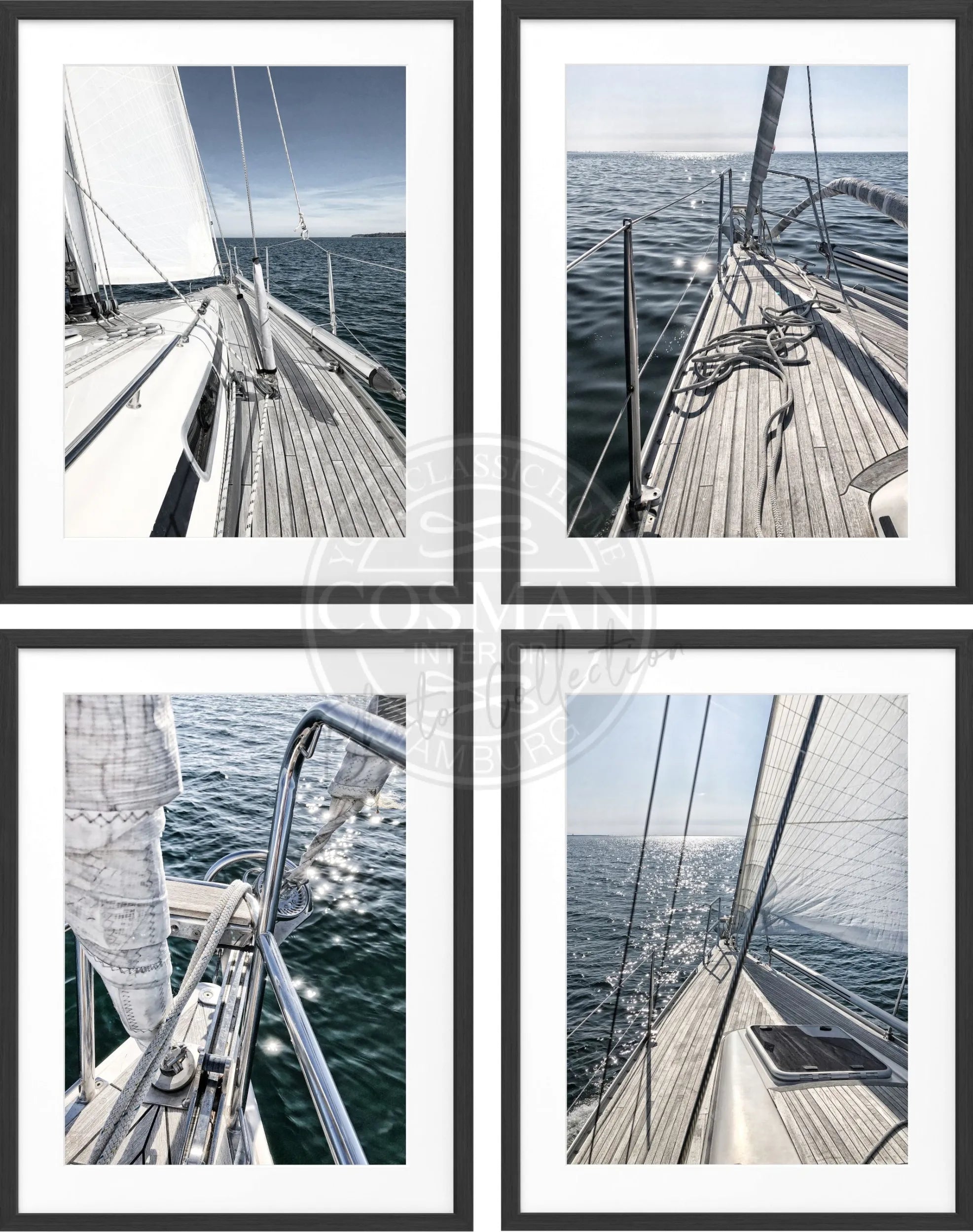 Bilderwand 4.er Set Sailing Format L - Set 3 by COSMAN-Photocollection