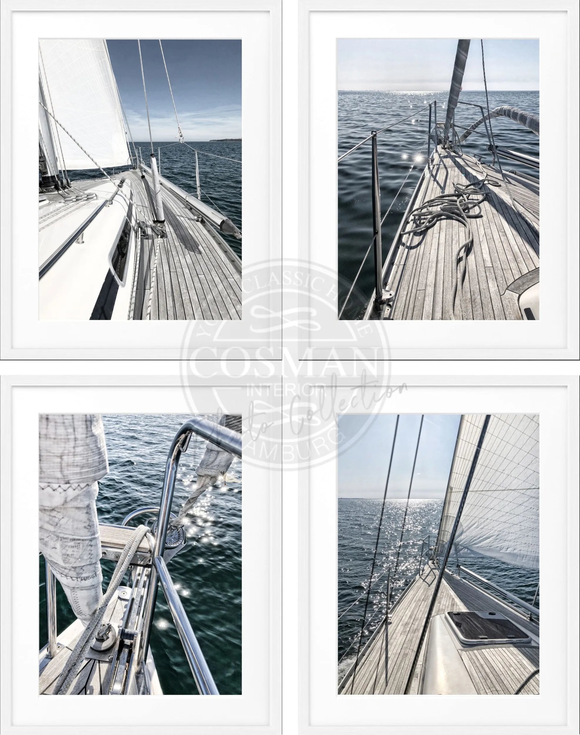Bilderwand 4.er Set Sailing Format L - Set 3 by COSMAN-Photocollection