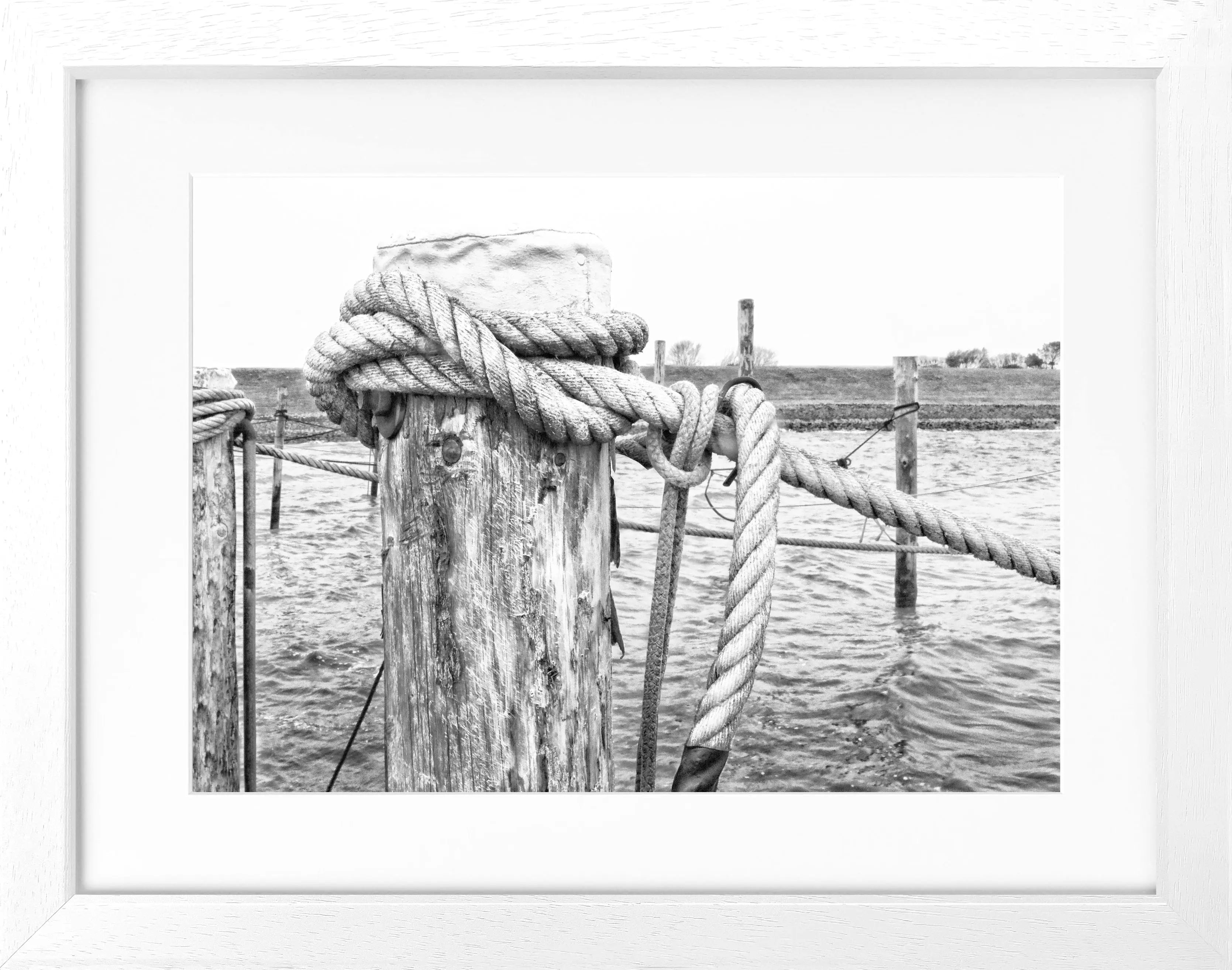 Poster mit Rahmen ’Poller’ Sylt SY67 - Wandbilder