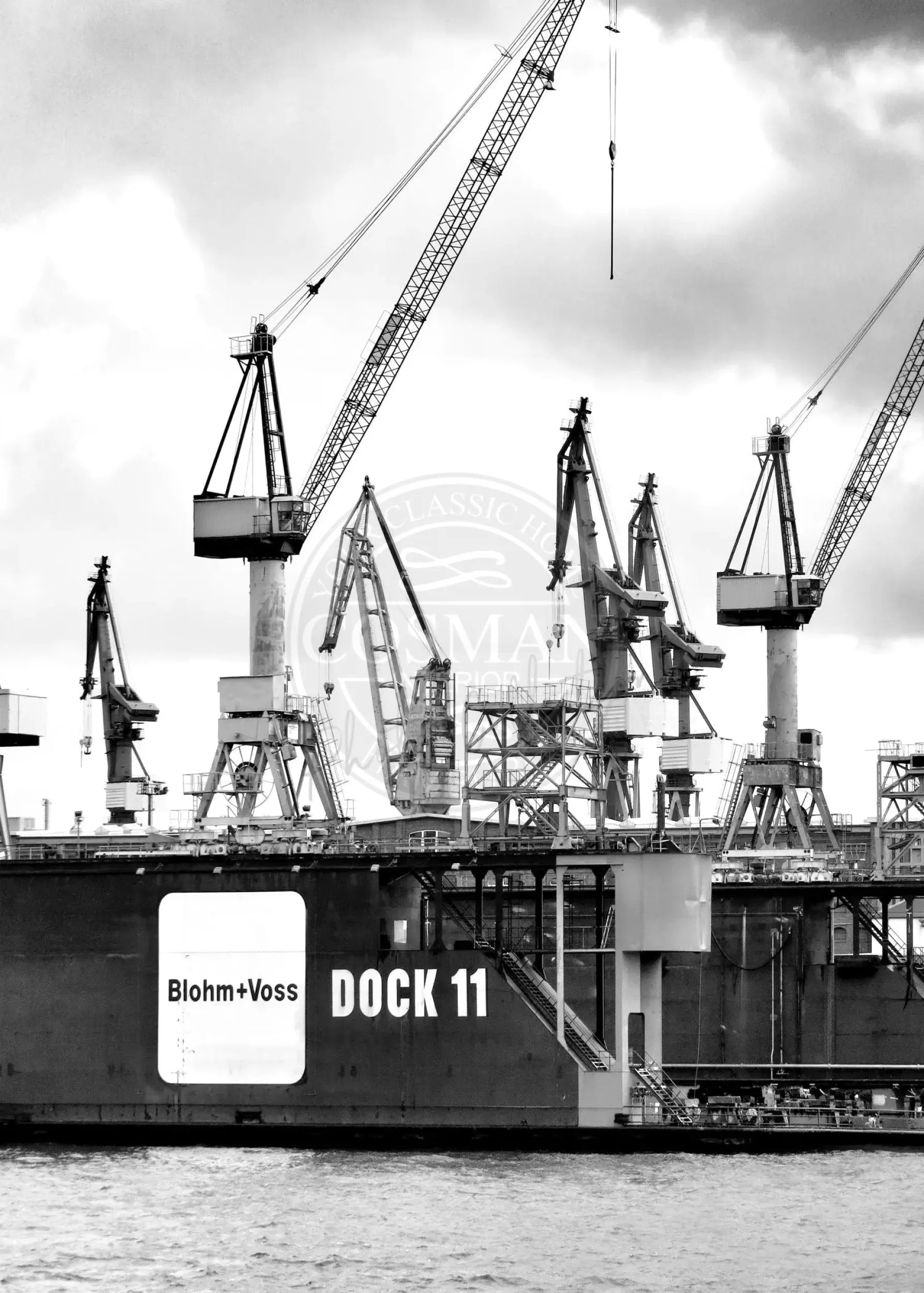 Poster / Druck Hamburg Hafen ’Dock 11’ HH04 by Cosman-Photocollection