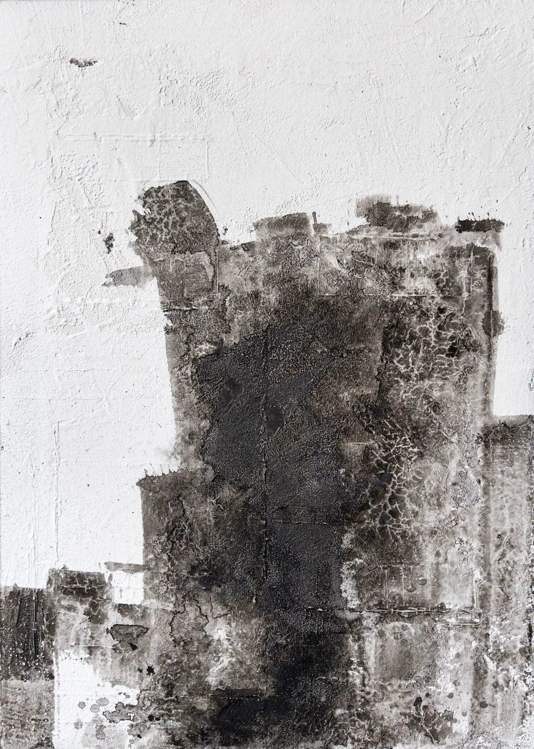Abstraktes Kunst-Poster von Cosman-Photocollection mit weißen Rand, A4-Größe, moderner Druck auf Papier