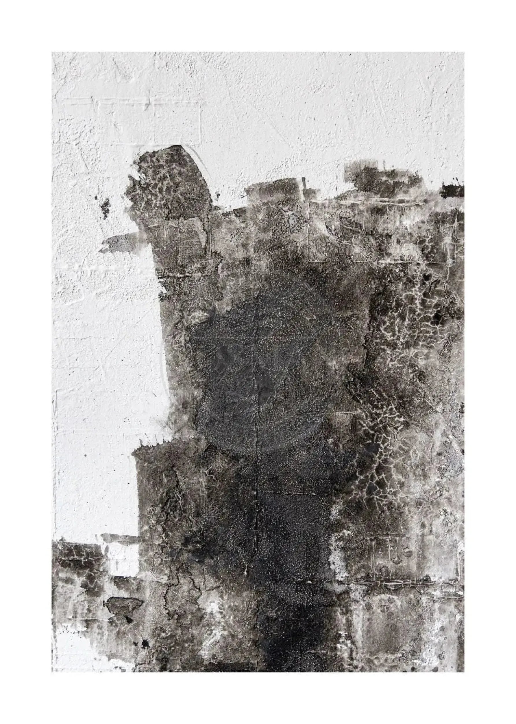 Abstraktes Poster von Cosman-Photocollection, weißer Rand, A4-Format, modernes Kunstwerk für Wanddekoration