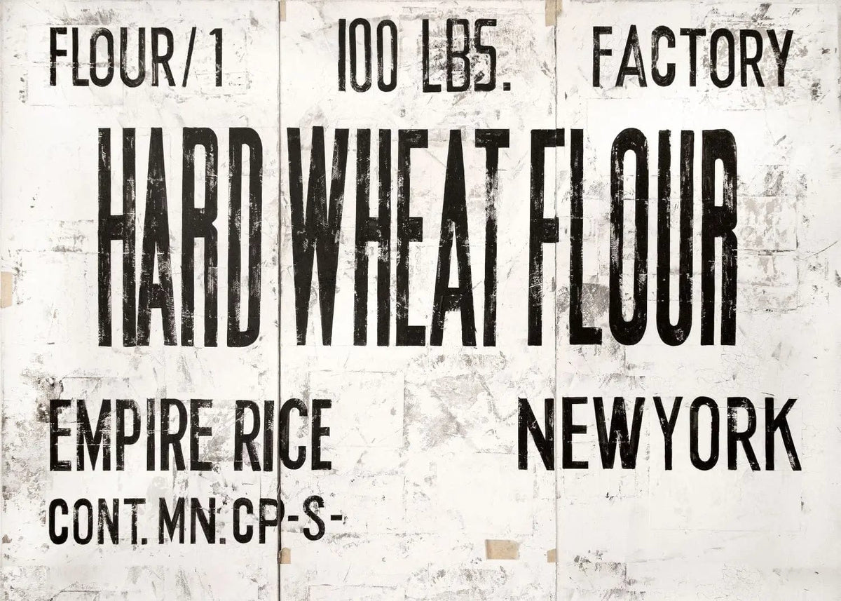 Hochwertiges Poster „New York Wheat“ von Cosman-Photocollection, mit weißem Rand, 29,7x21 cm, Stadtbild und Weizenmuster.
