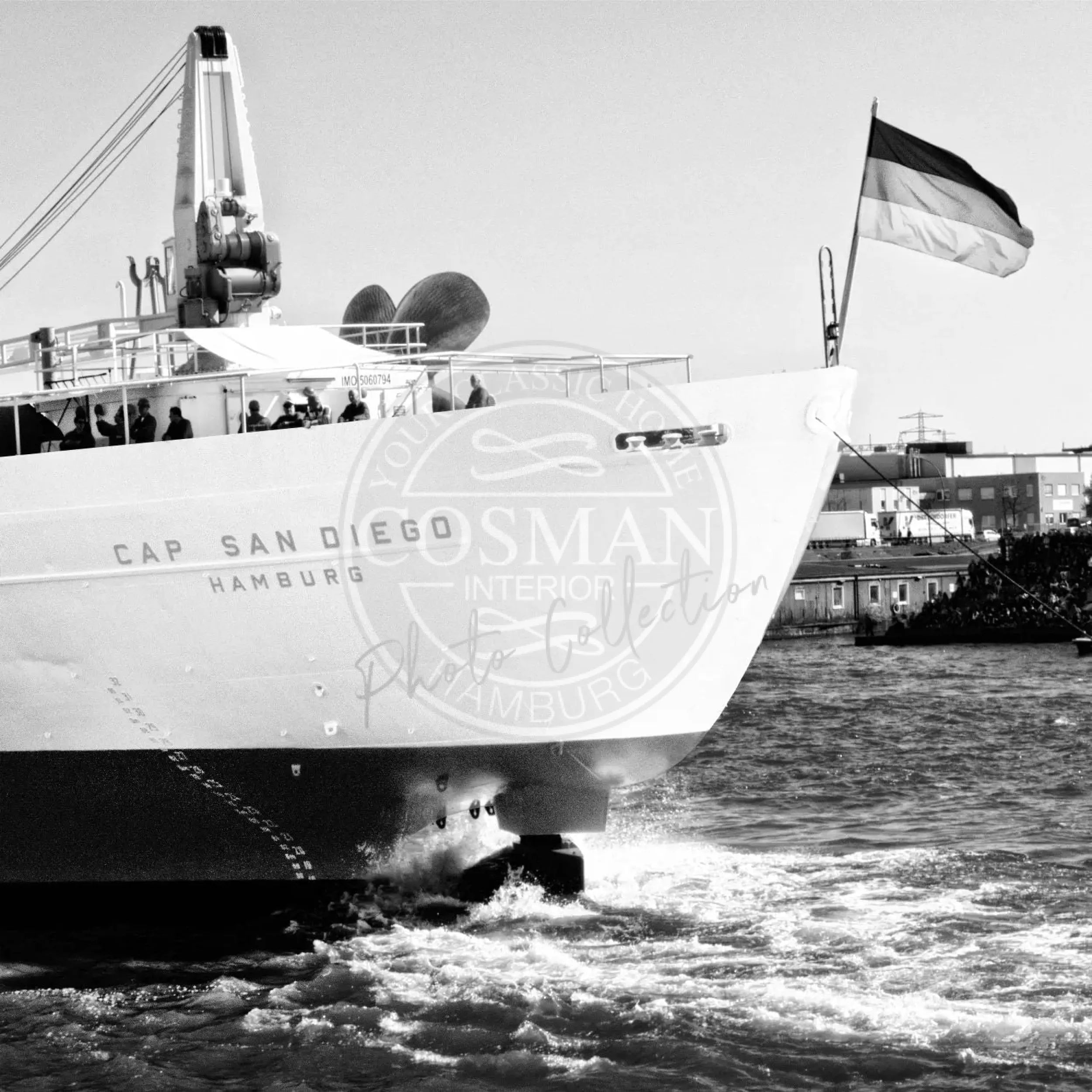 Poster / Druck Hamburg Hafen ’Cap San Diego’ HH10 by Cosman-Photocollection