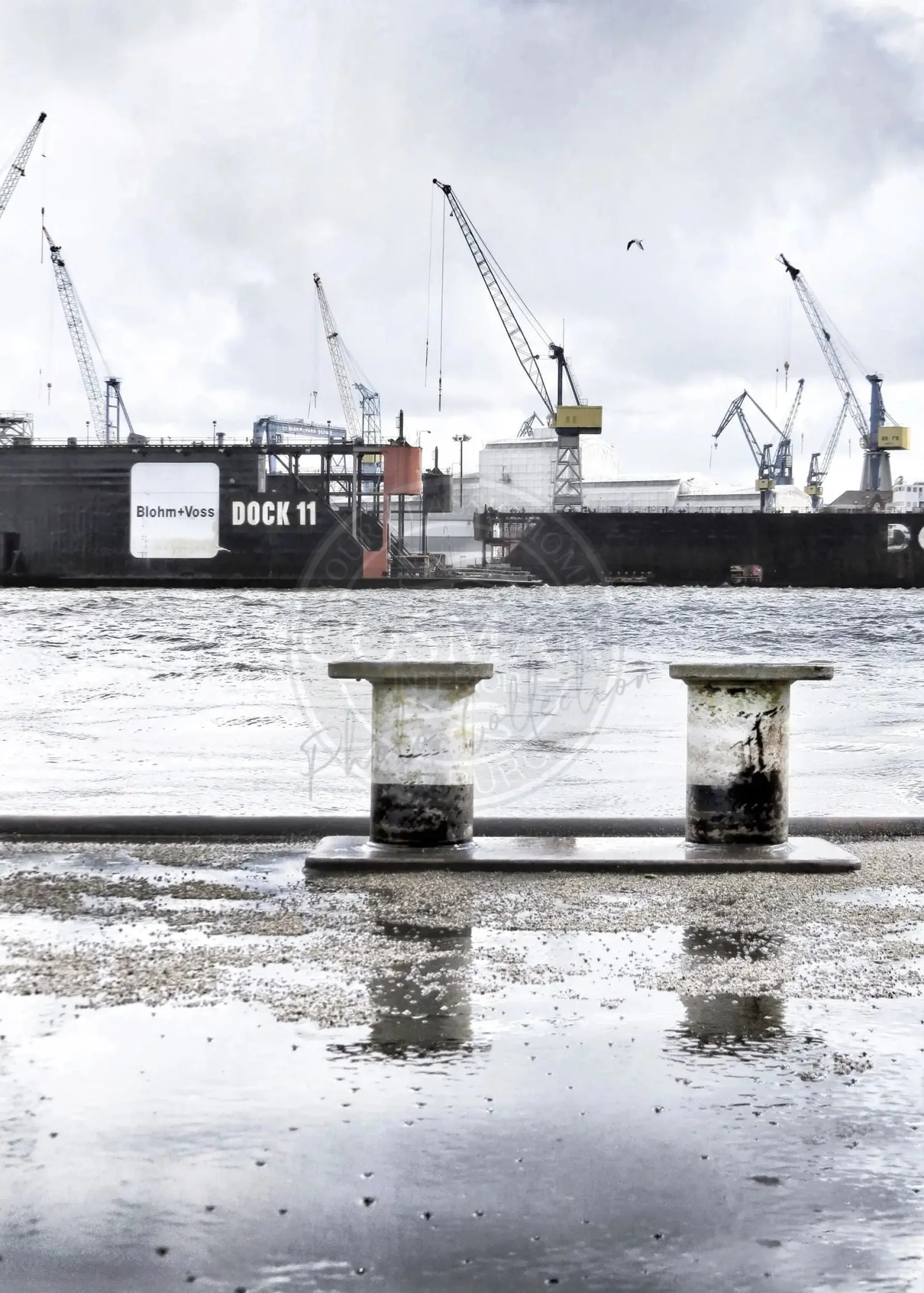 Poster / Druck Hamburg Hafen ’Dock 11’ HH05K by Cosman-Photocollection