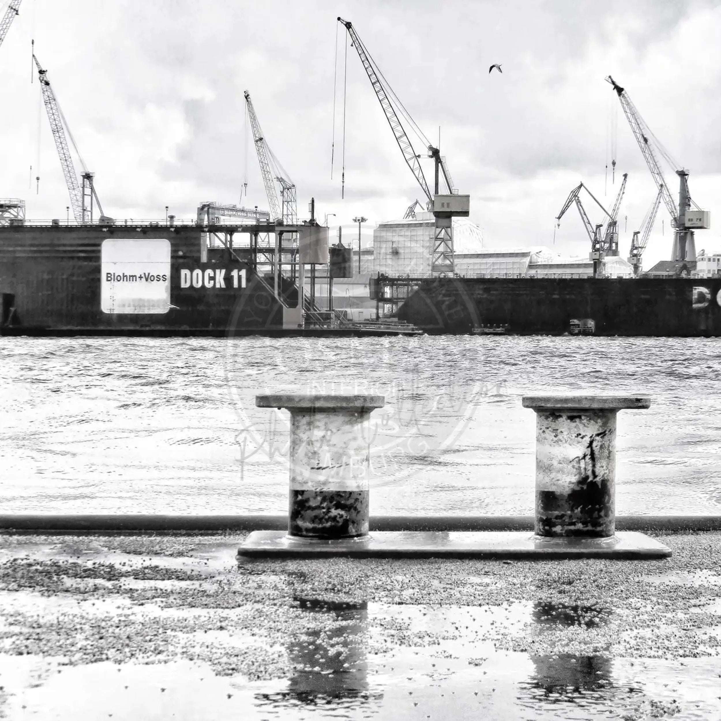 Poster / Druck Hamburg Hafen ’Dock 11’ HH05KQ by Cosman-Photocollection