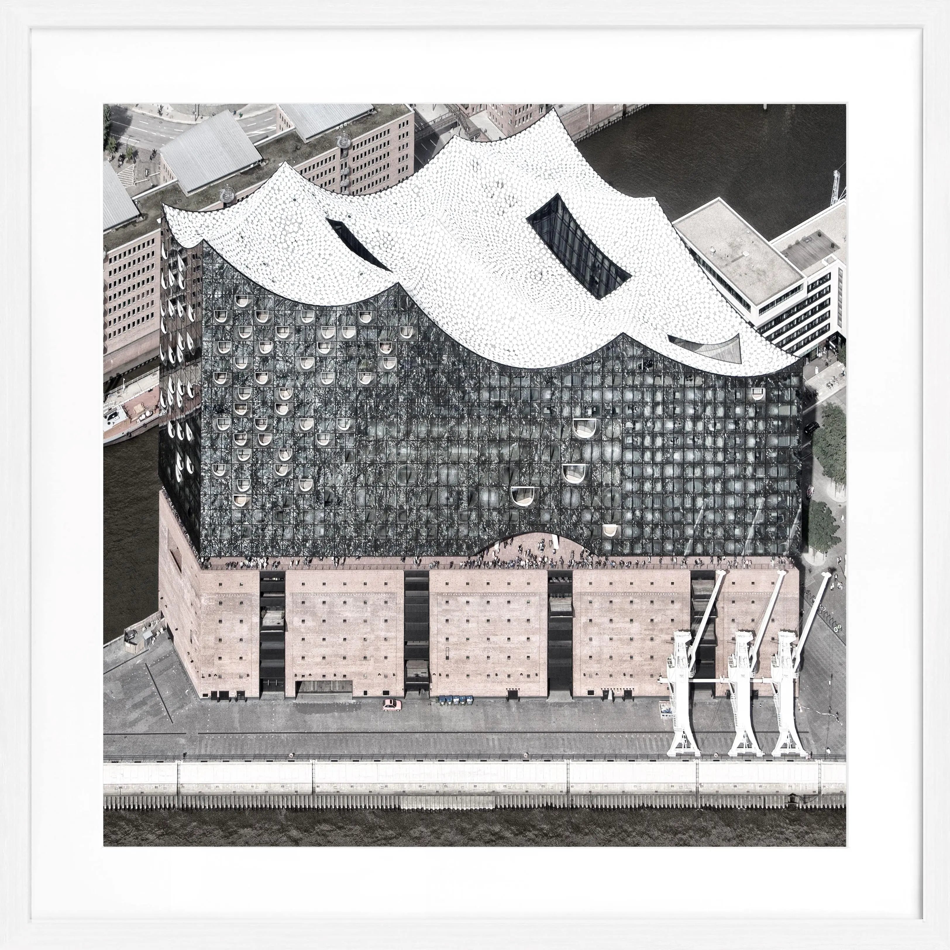 Poster mit Rahmen Hamburg ’Elphi’ HH47 - Wandbilder