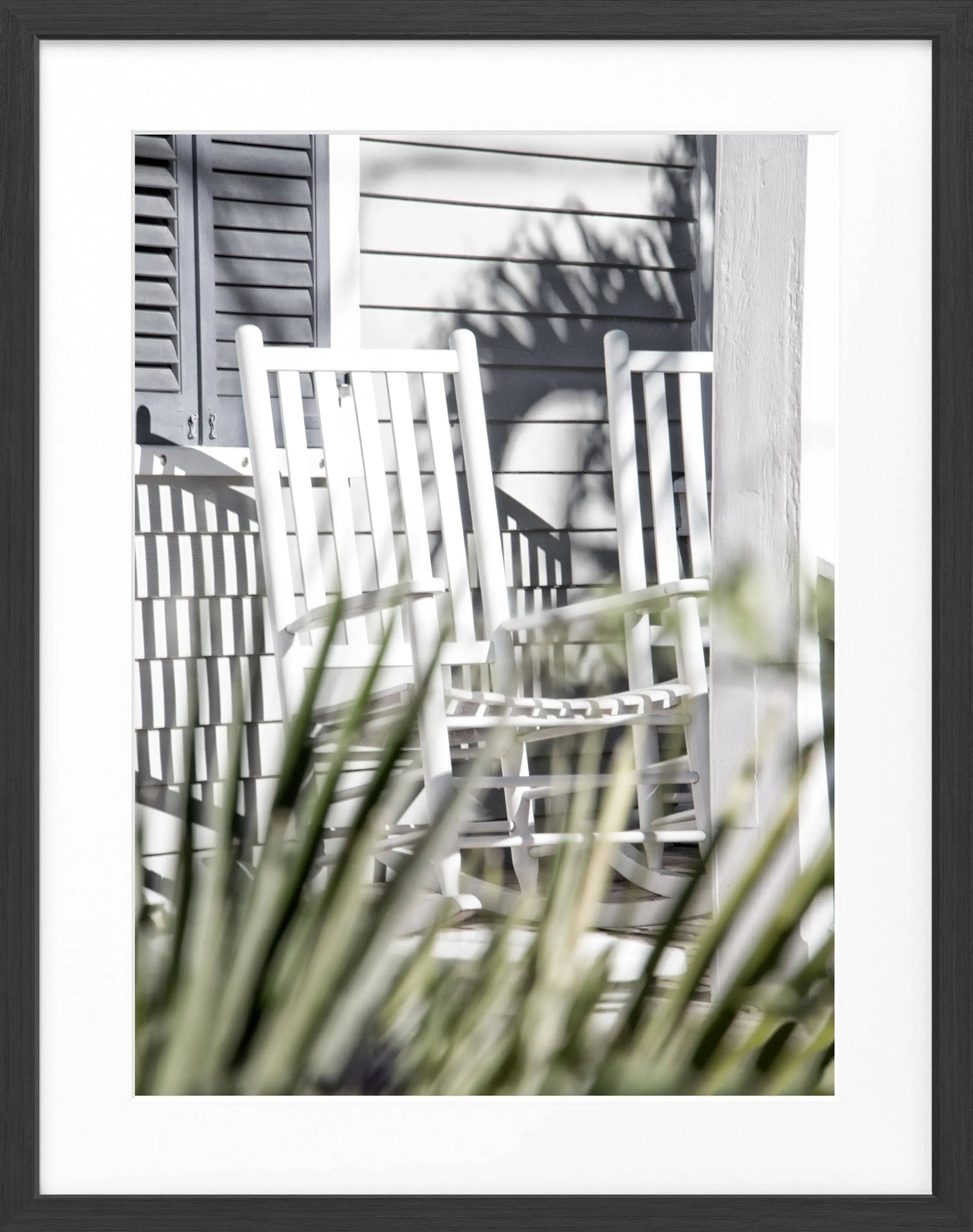 Poster mit Rahmen Florida Key West ’Deckchair’ FL24