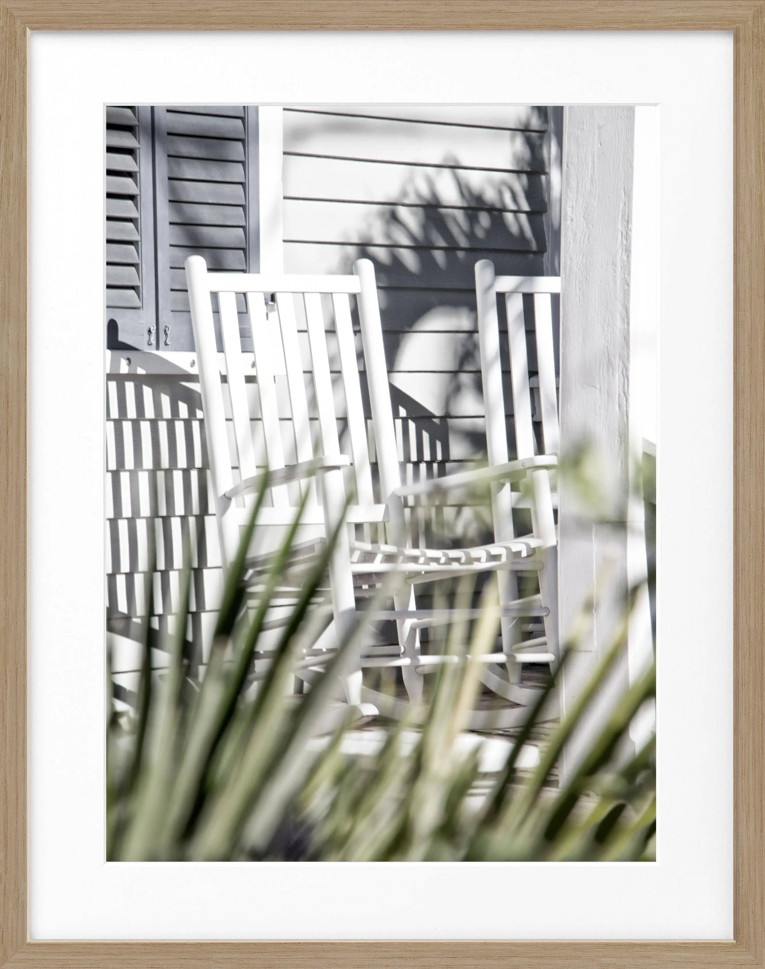 Poster mit Rahmen Florida Key West ’Deckchair’ FL24