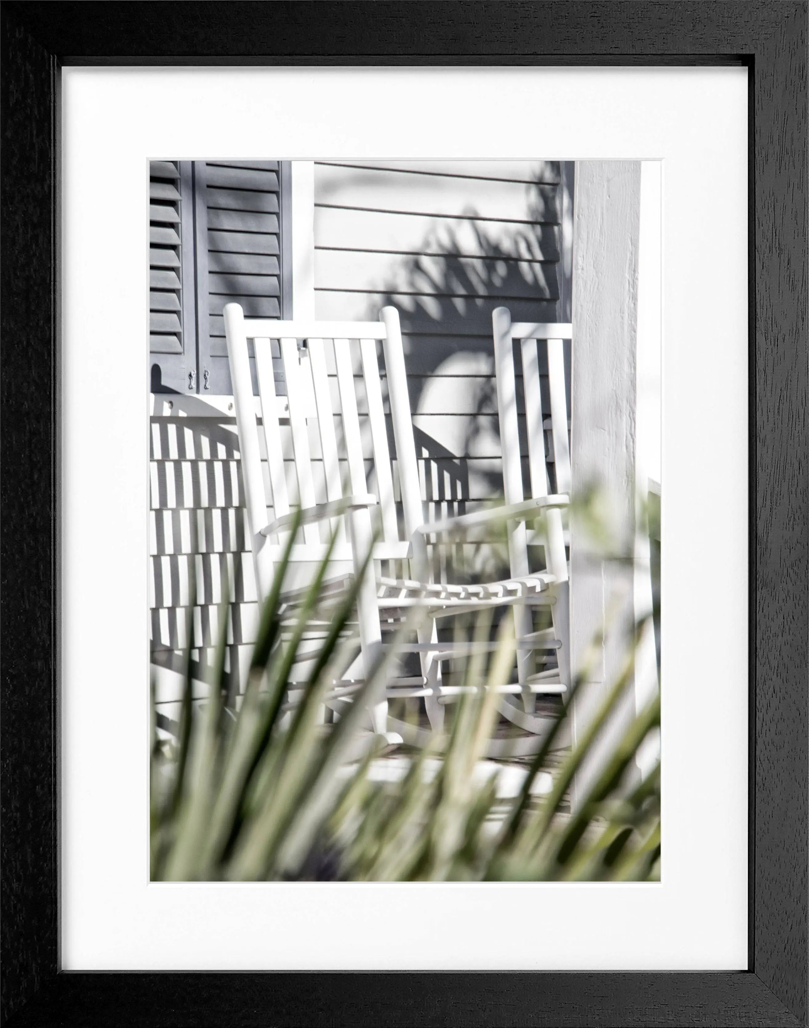 Poster mit Rahmen Florida Key West ’Deckchair’ FL24