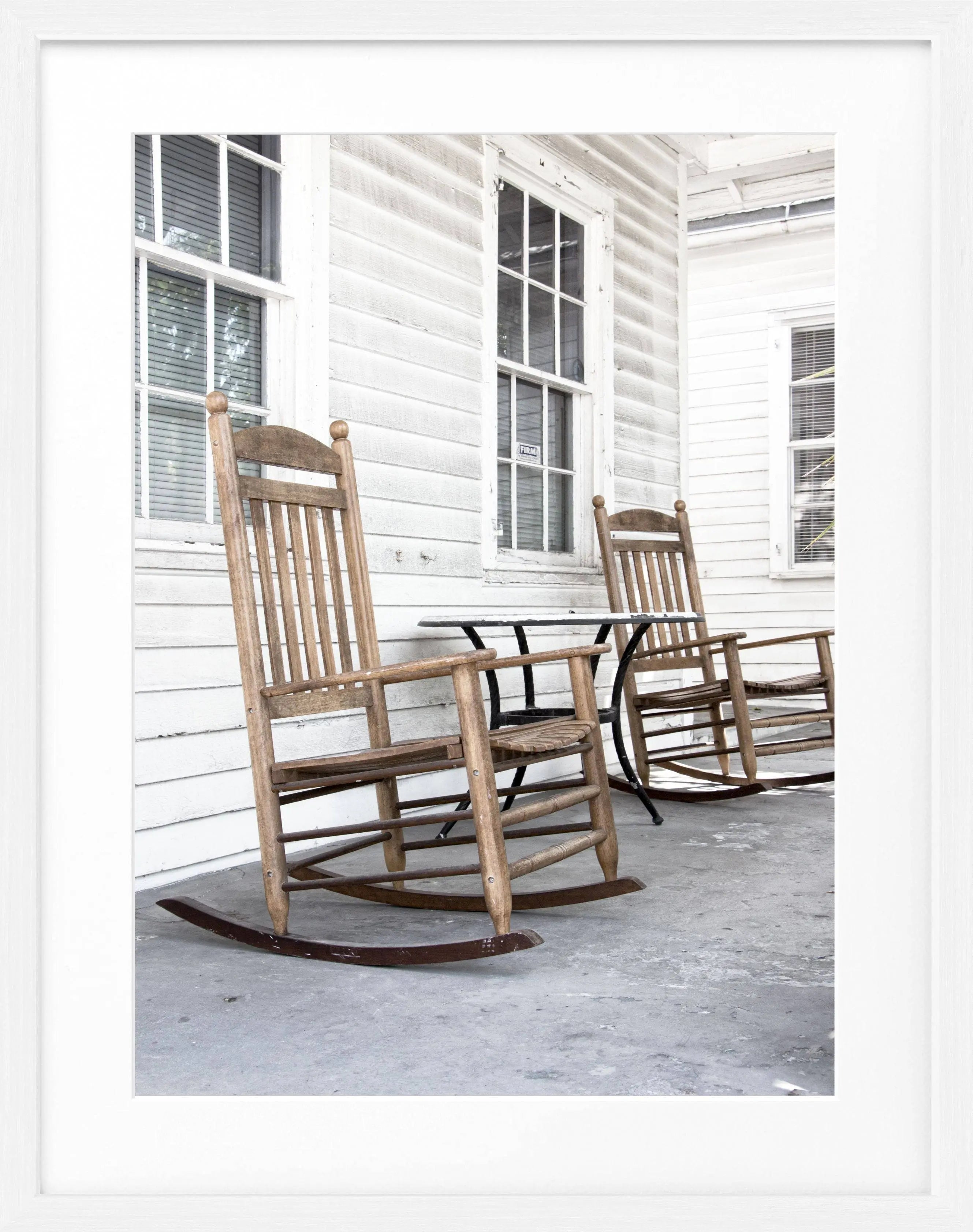 Poster mit Rahmen Florida Key West ’Deckchair’ FL30
