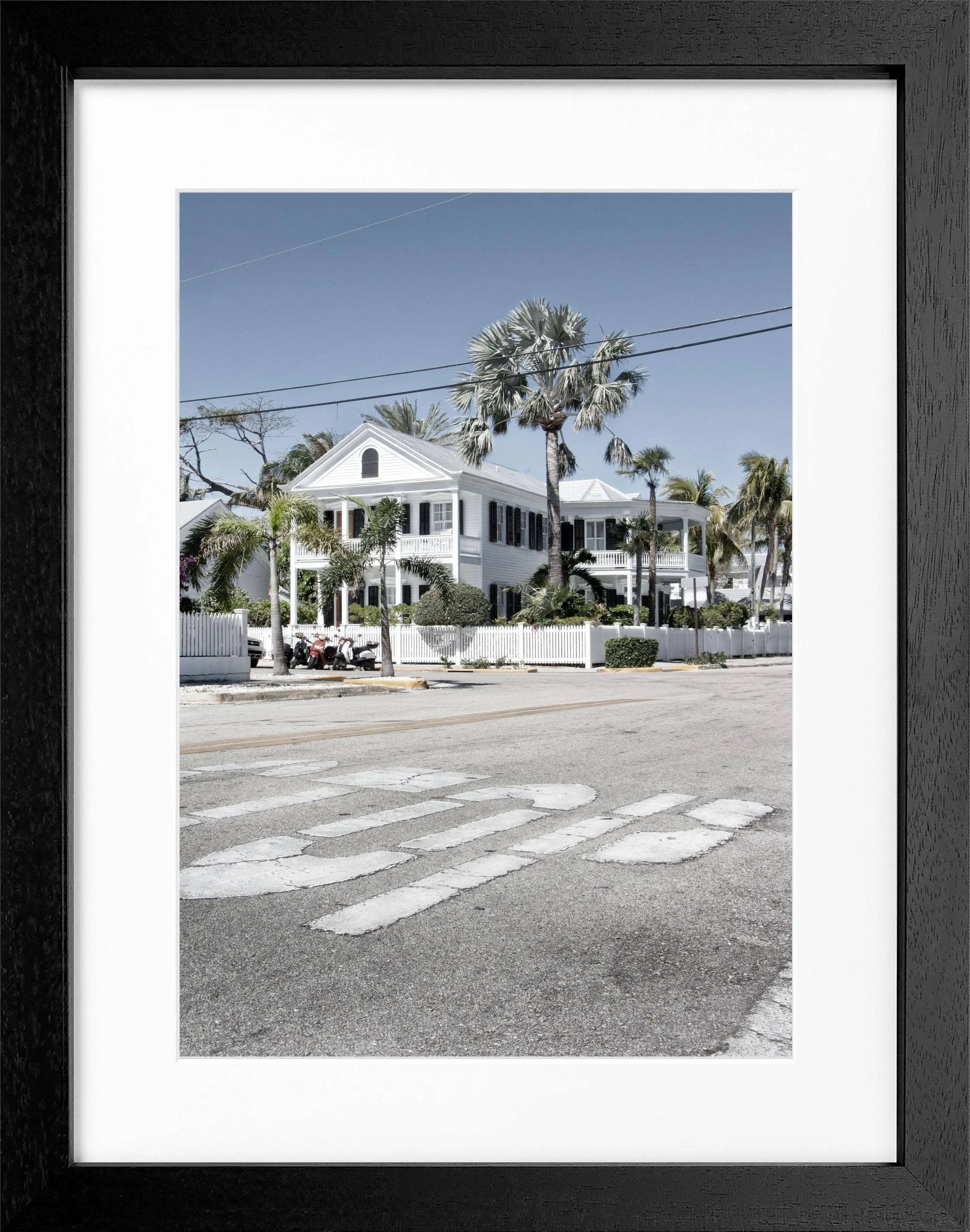 Poster mit Rahmen Florida Key West FL43 - Wandbilder
