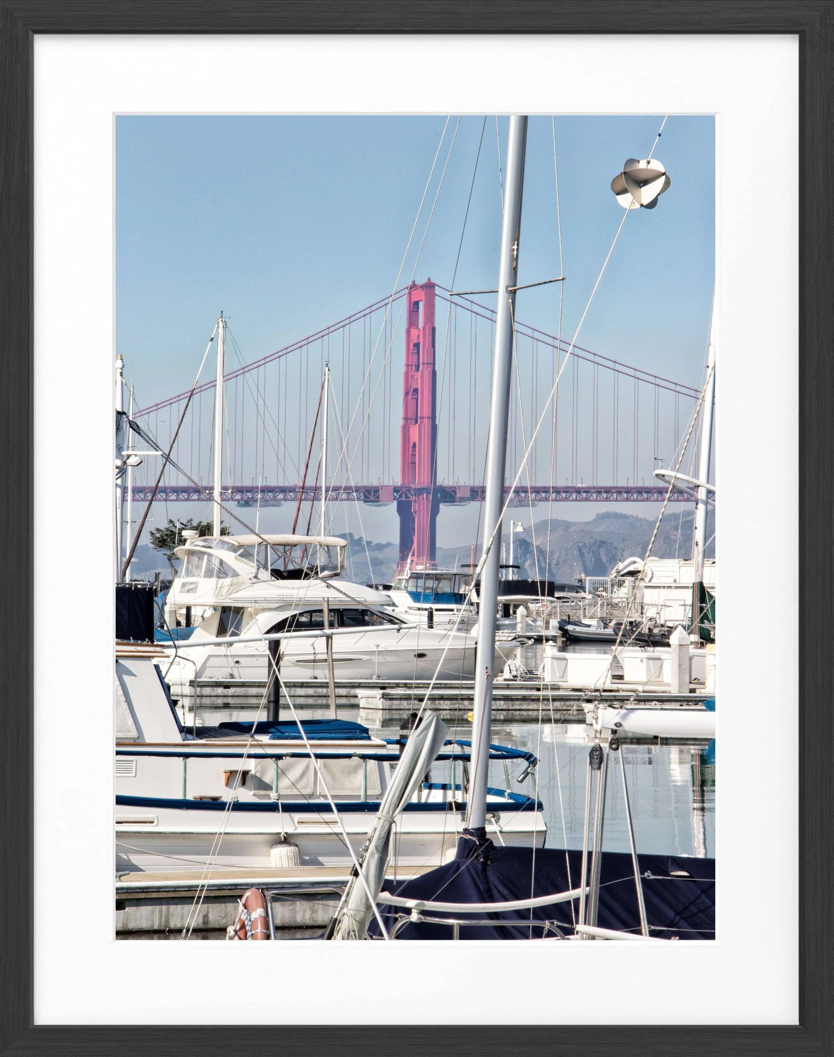 Poster mit Rahmen ’Golden Gate Bridge’ San Francisco SF15 by Cosman-Photocollection