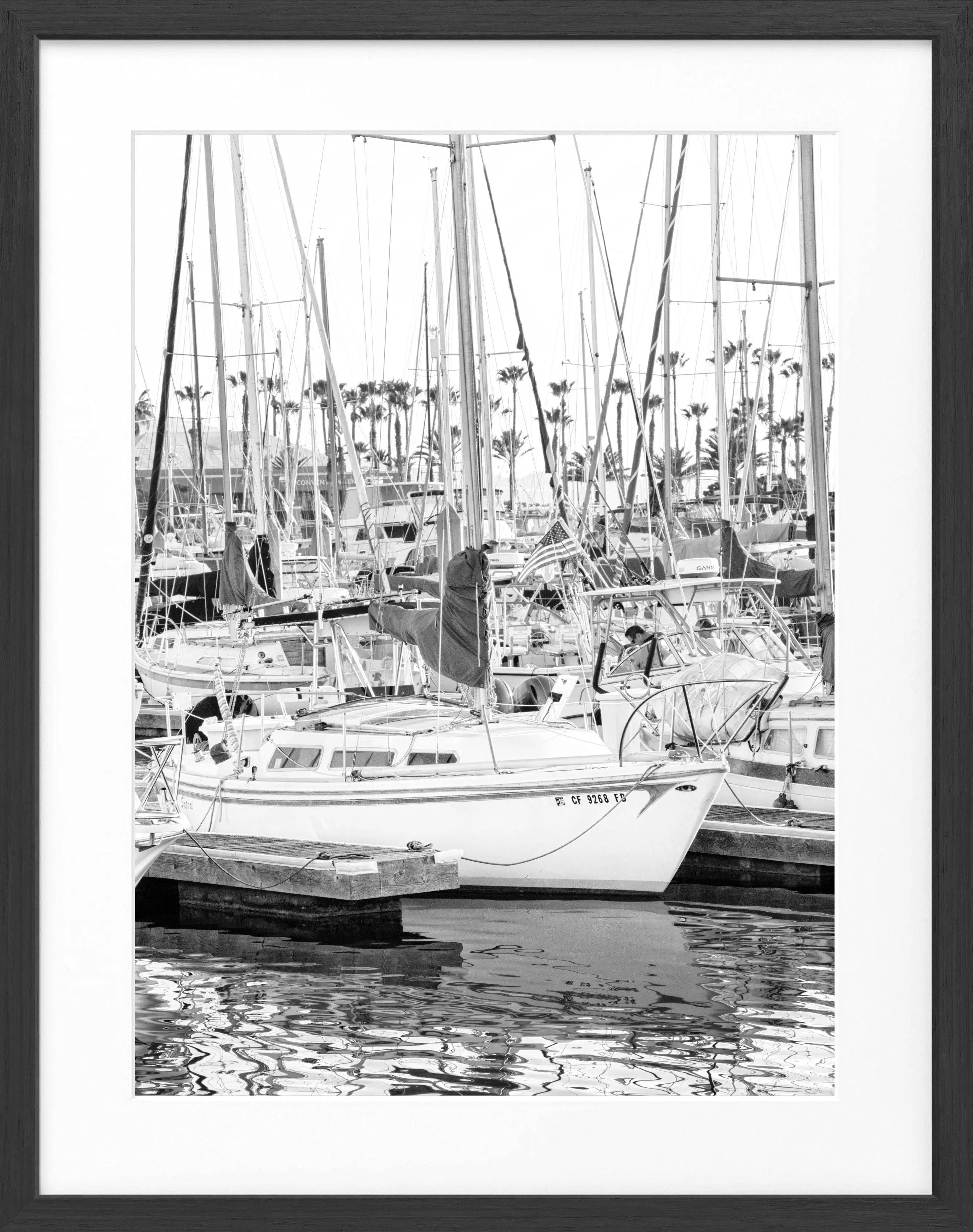 Poster mit Rahmen Kalifornien ’Boat’ K177 - Wandbilder