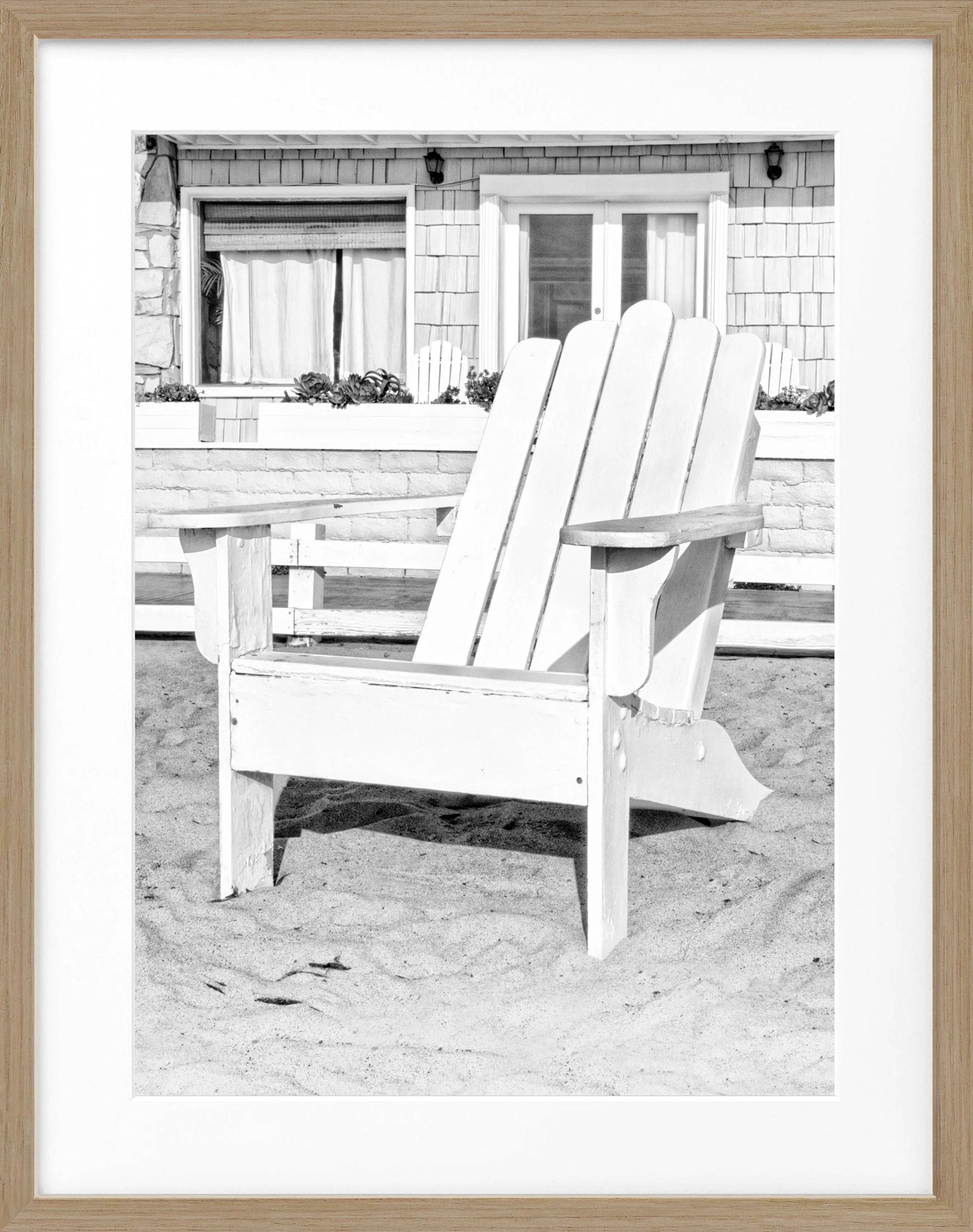 Poster mit Rahmen Kalifornien ’Deckchair’ K182 by Cosman-Photocollection