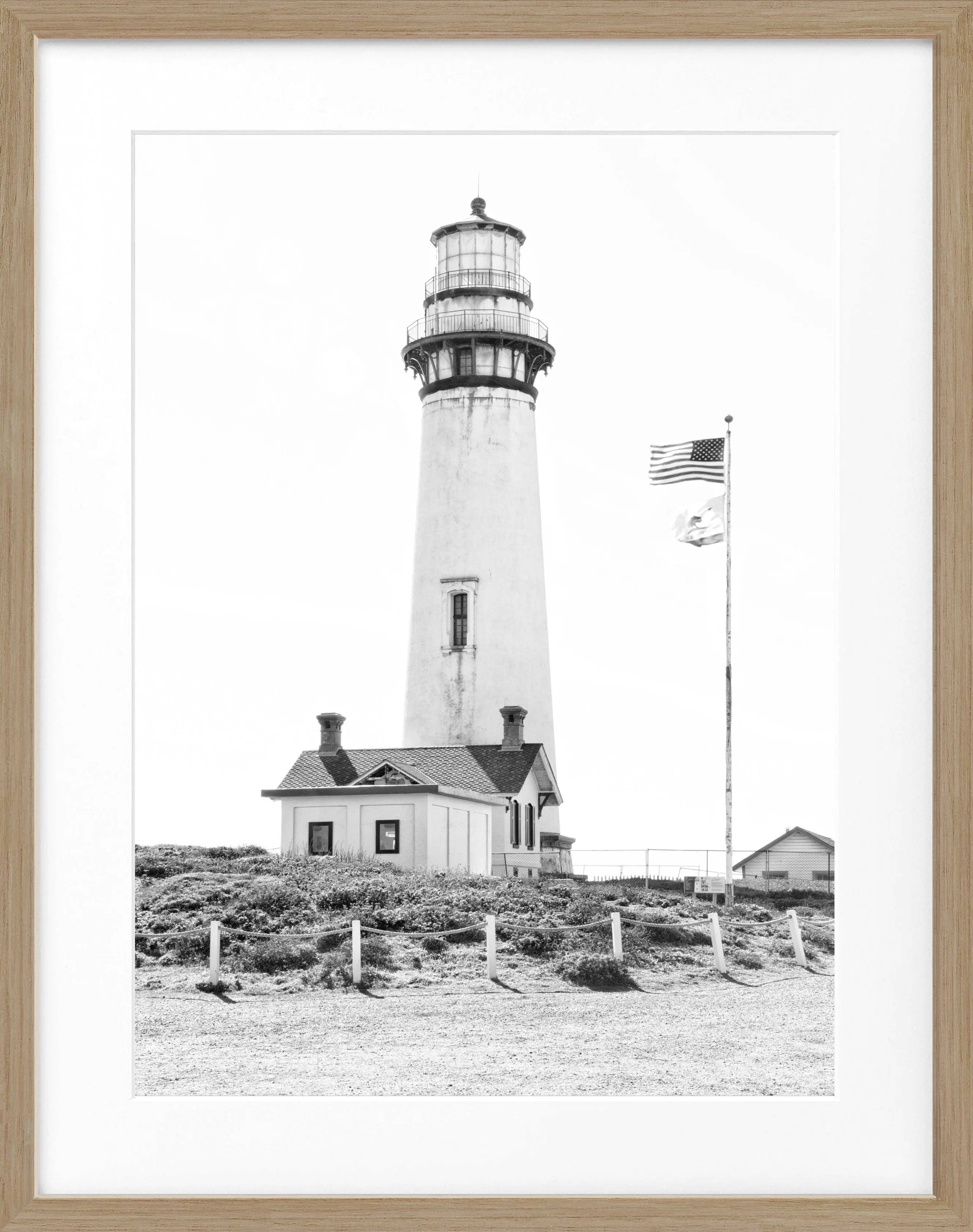 Poster mit Rahmen Kalifornien ’Lighthouse’ L03 - Wandbilder