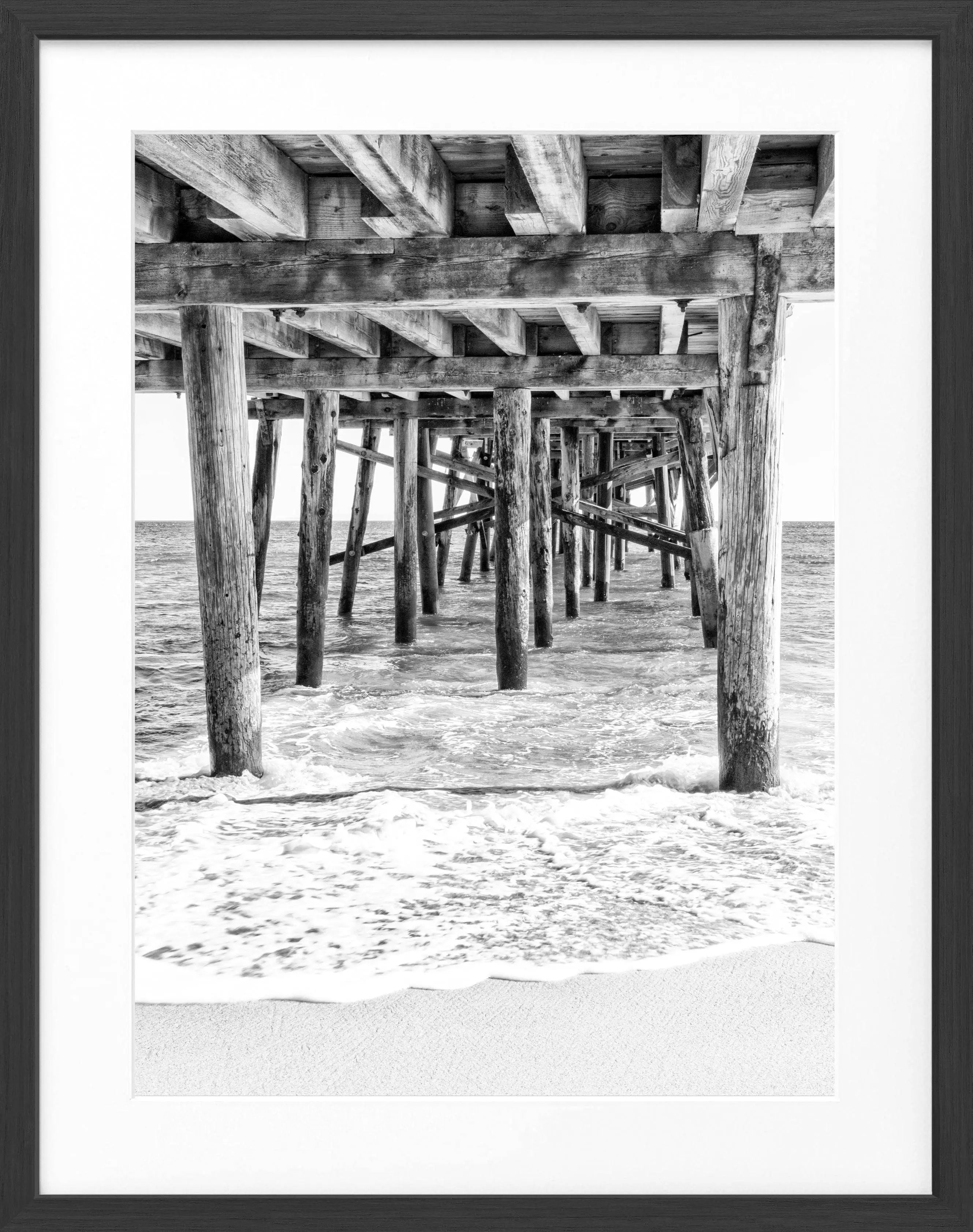 Poster mit Rahmen Kalifornien Malibu ’Pier’ K66 - Wandbilder