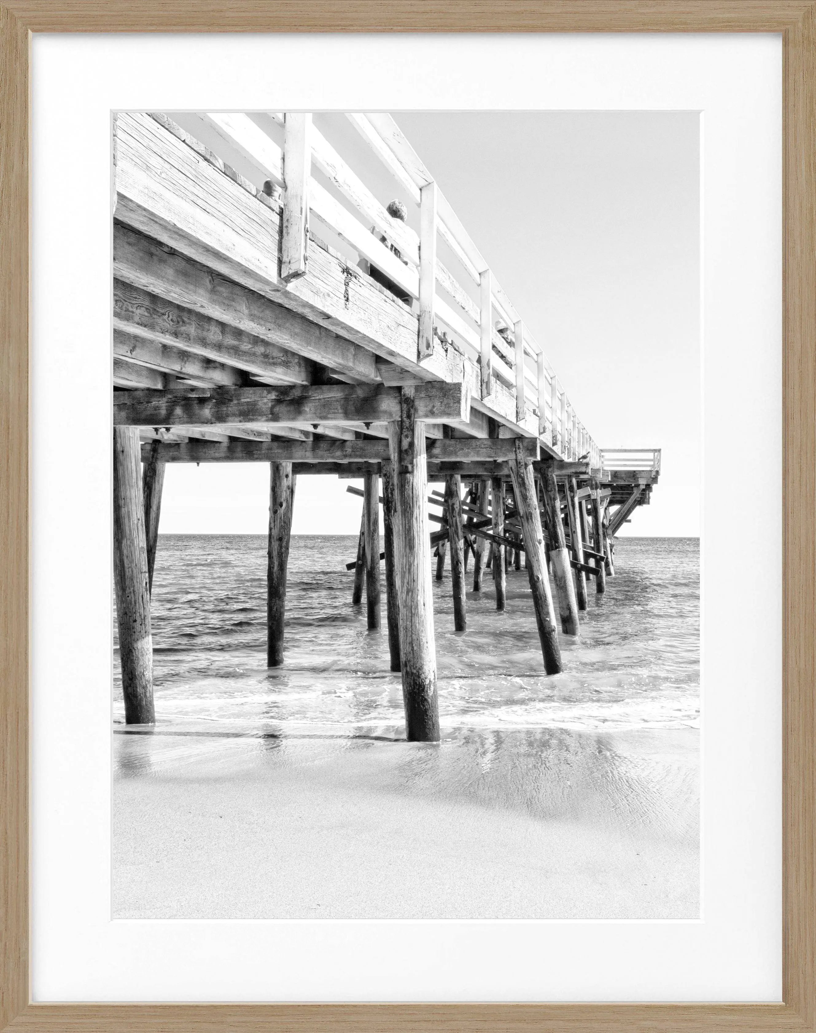 Poster mit Rahmen Kalifornien Malibu ’Pier’ K69 - Wandbilder