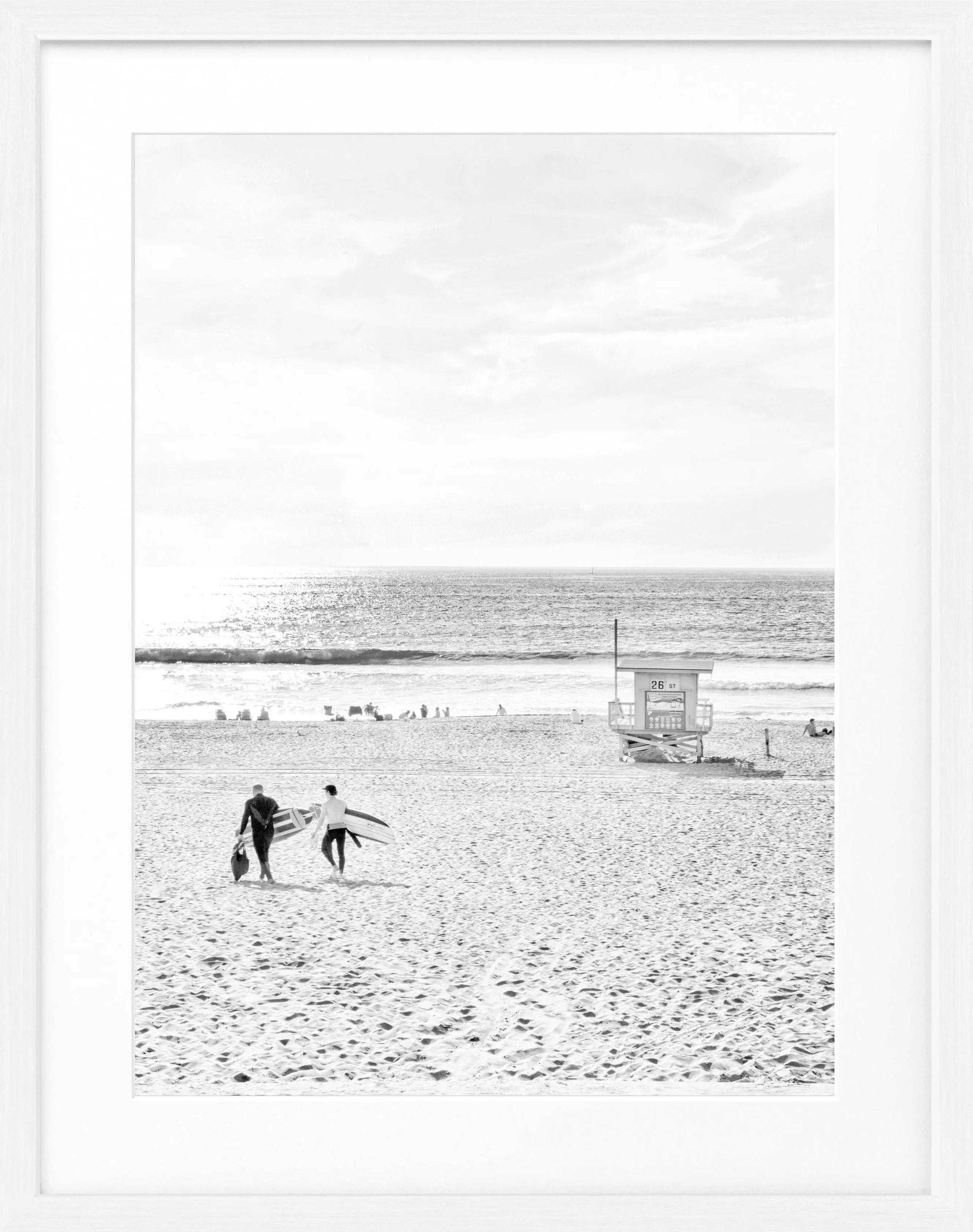 Poster mit Rahmen Kalifornien Manhattan Beach K183